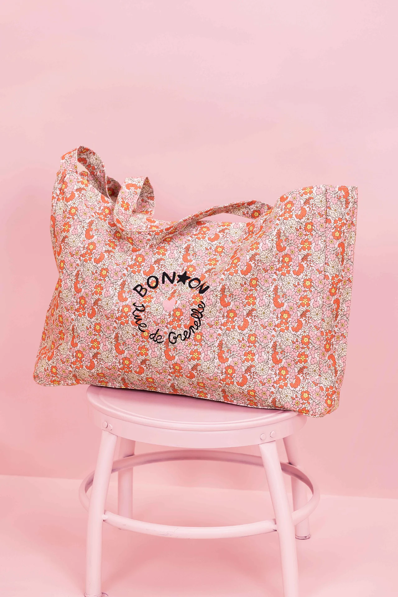 Cabas - Beth Fleur Vintage Rose