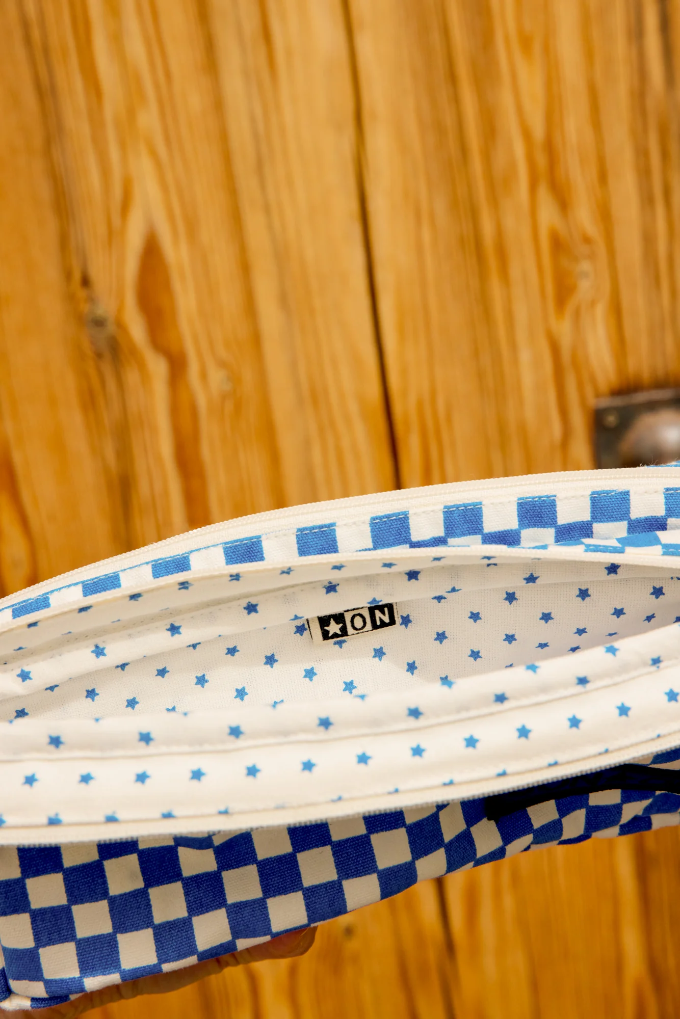 Trousse - Damier Bleu - Image 3