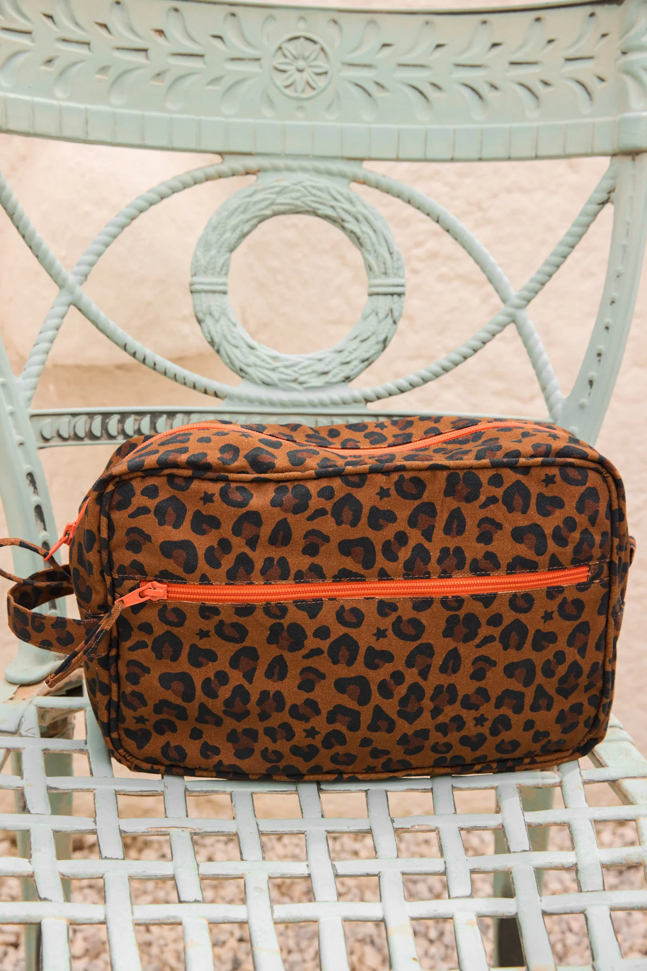 Trousse de toilette - Imprimé Bonton léopard