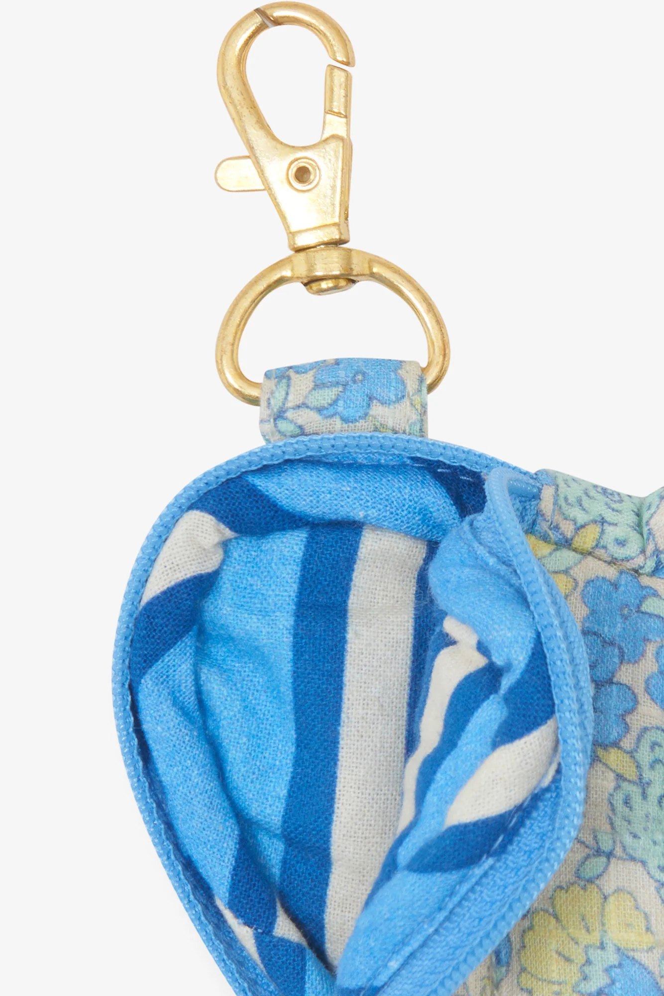 Porte-clé - Fleur Vintage Bleu - Image 3