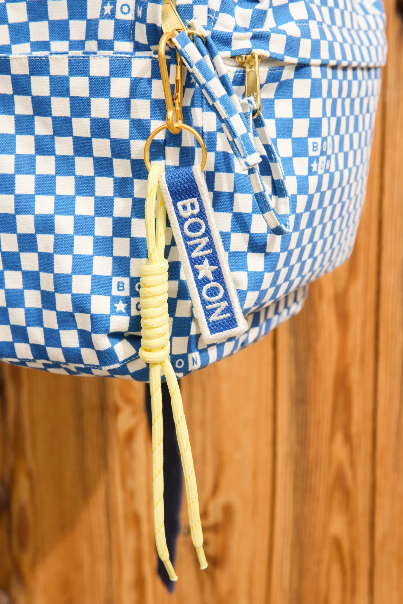 Sac à dos - Damier Bleu - Image 2