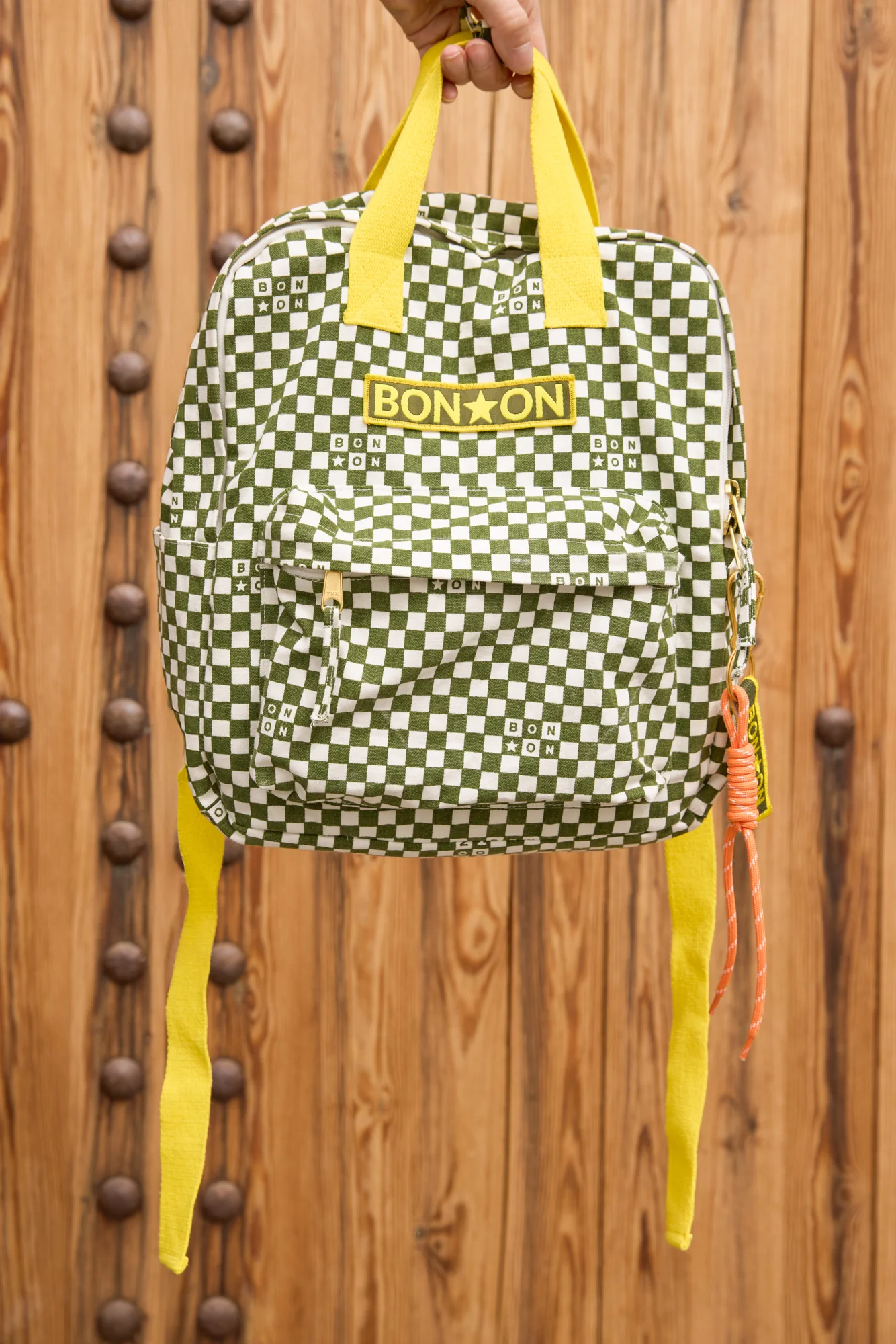 Sac à dos - Damier Vert - Image 4