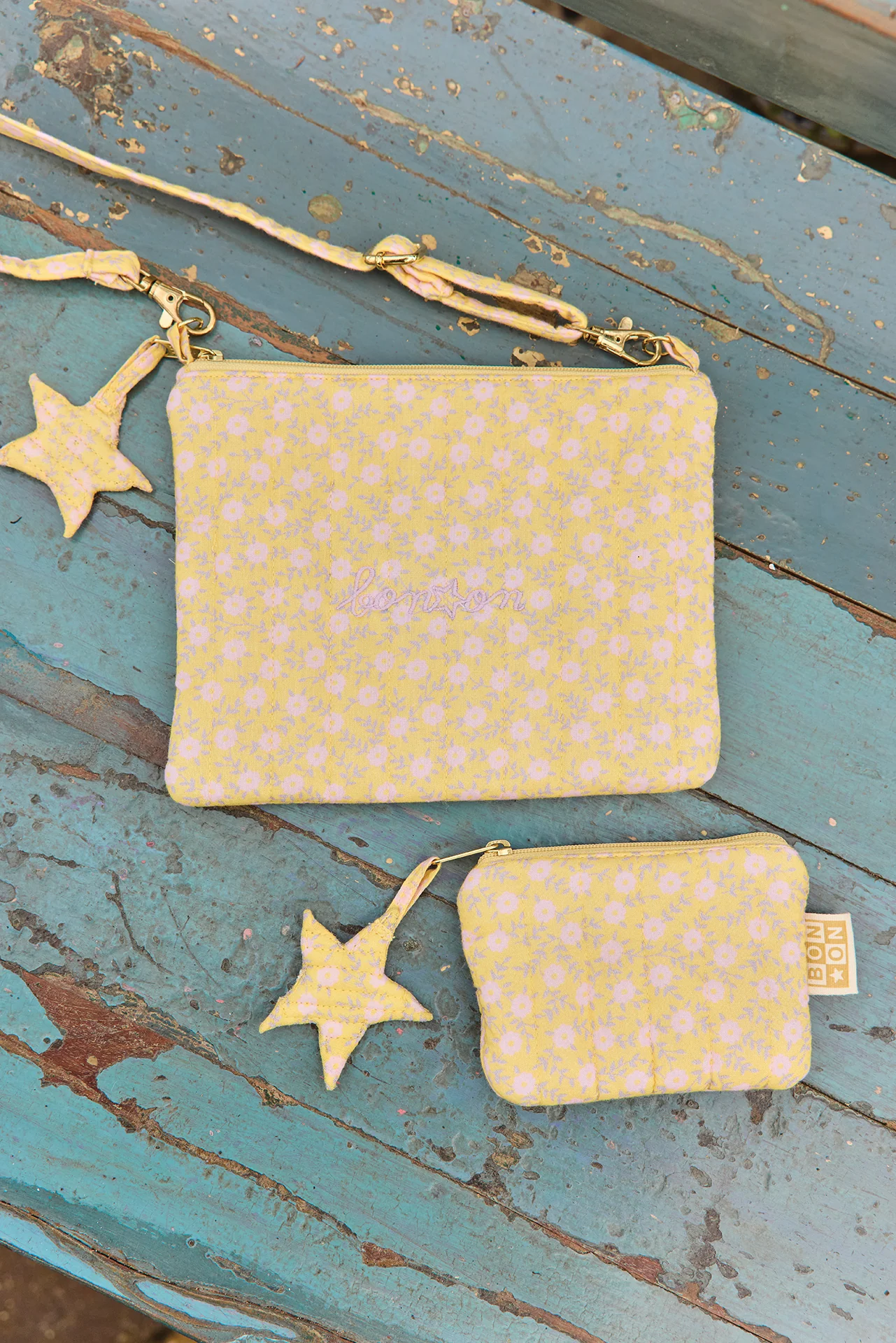 Pochette à bandoulière - Telma Foulfleur Jaune - Image 4