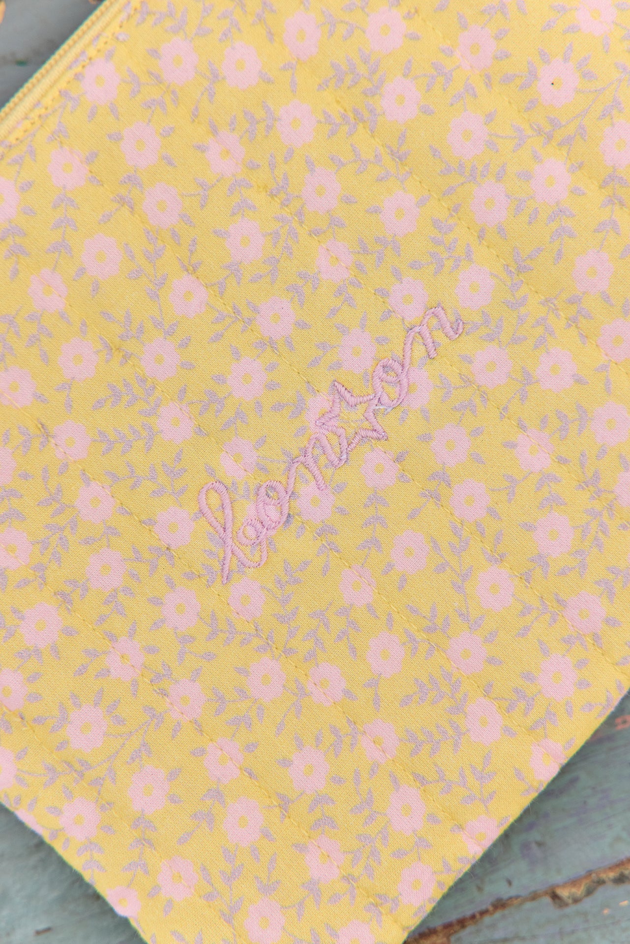 Pochette à bandoulière - Telma Foulfleur Jaune - Image 5
