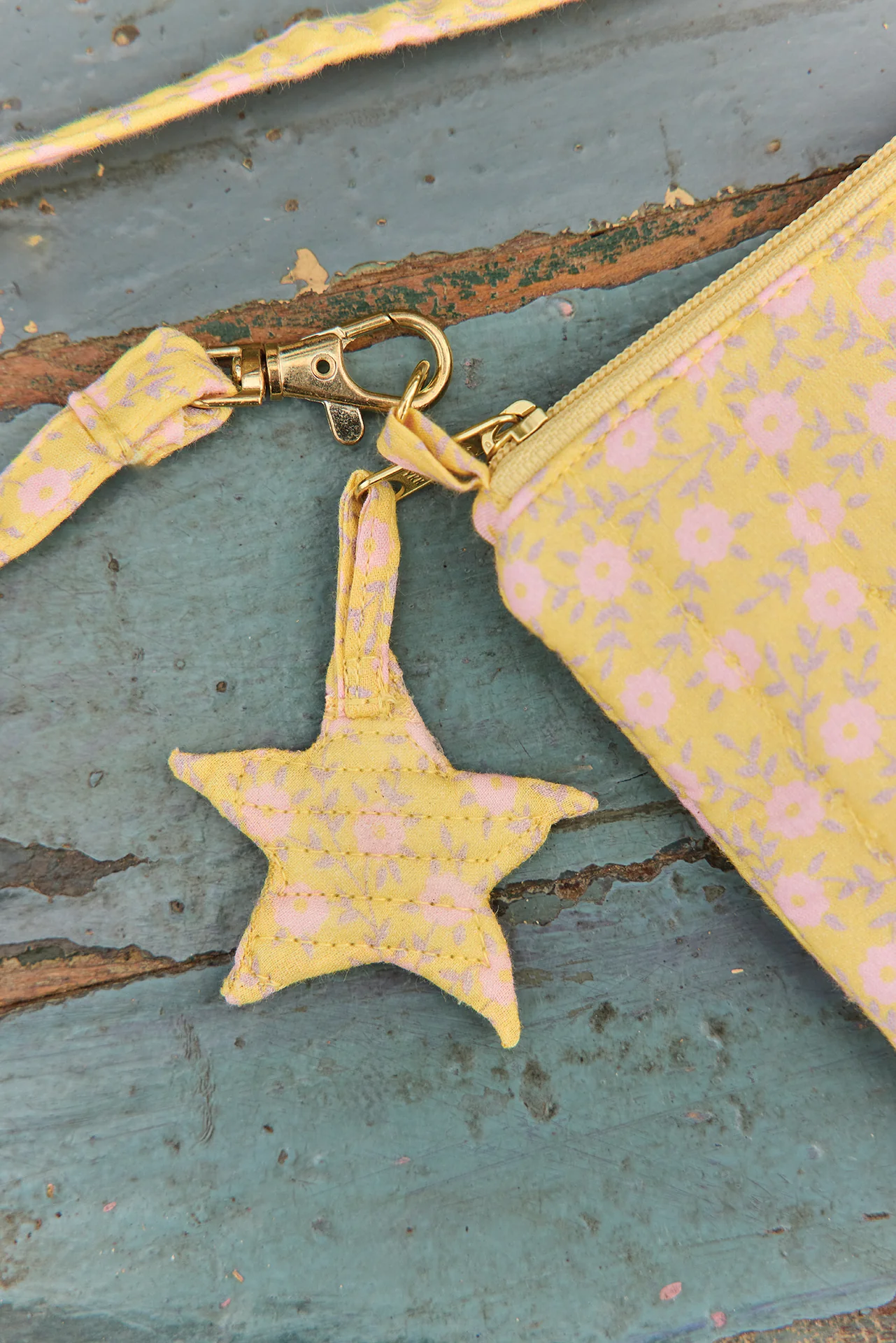 Pochette à bandoulière - Telma Foulfleur Jaune - Image 6
