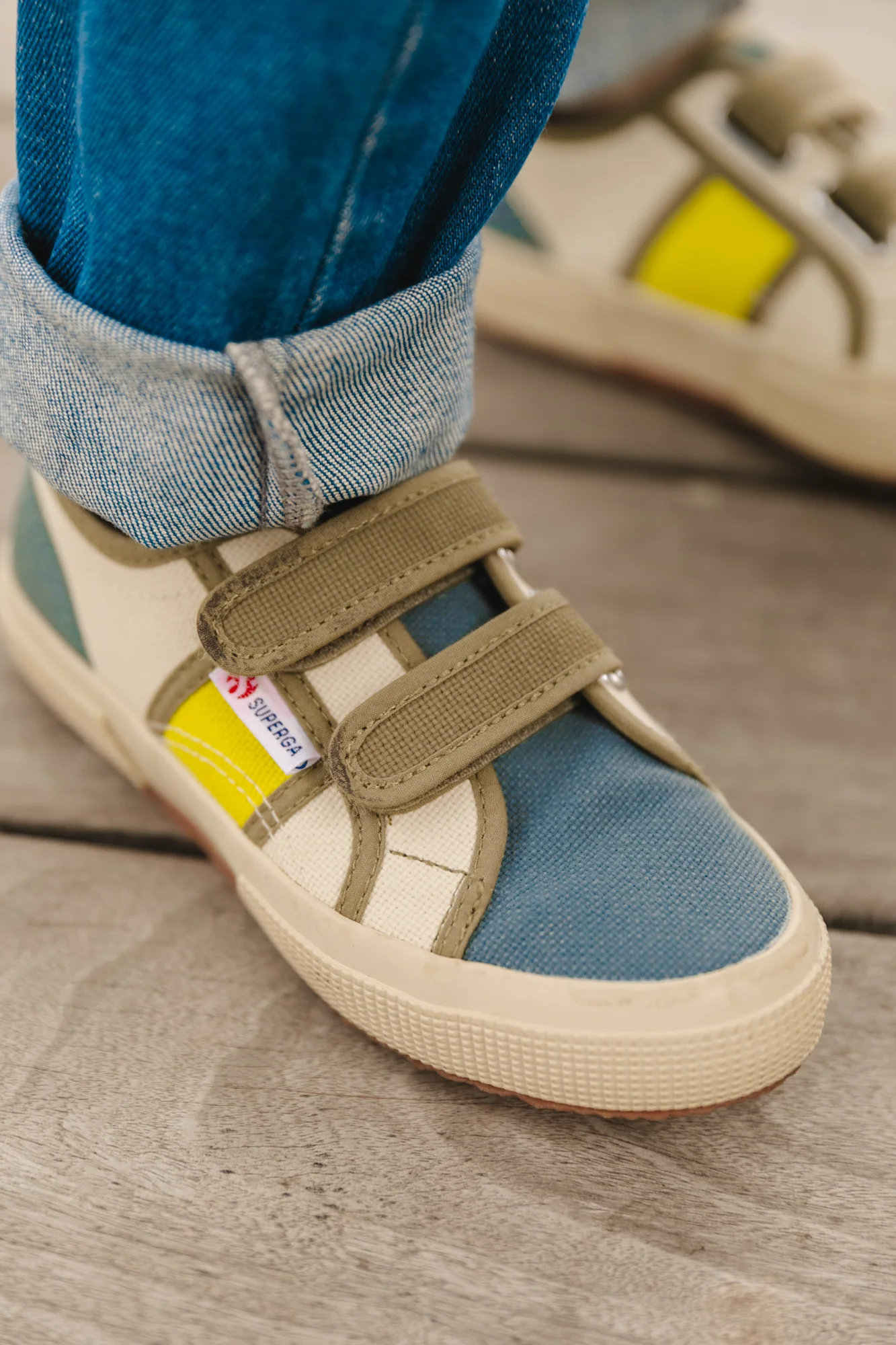 Baskets - vertes coton Bonton x Superga - Image 3