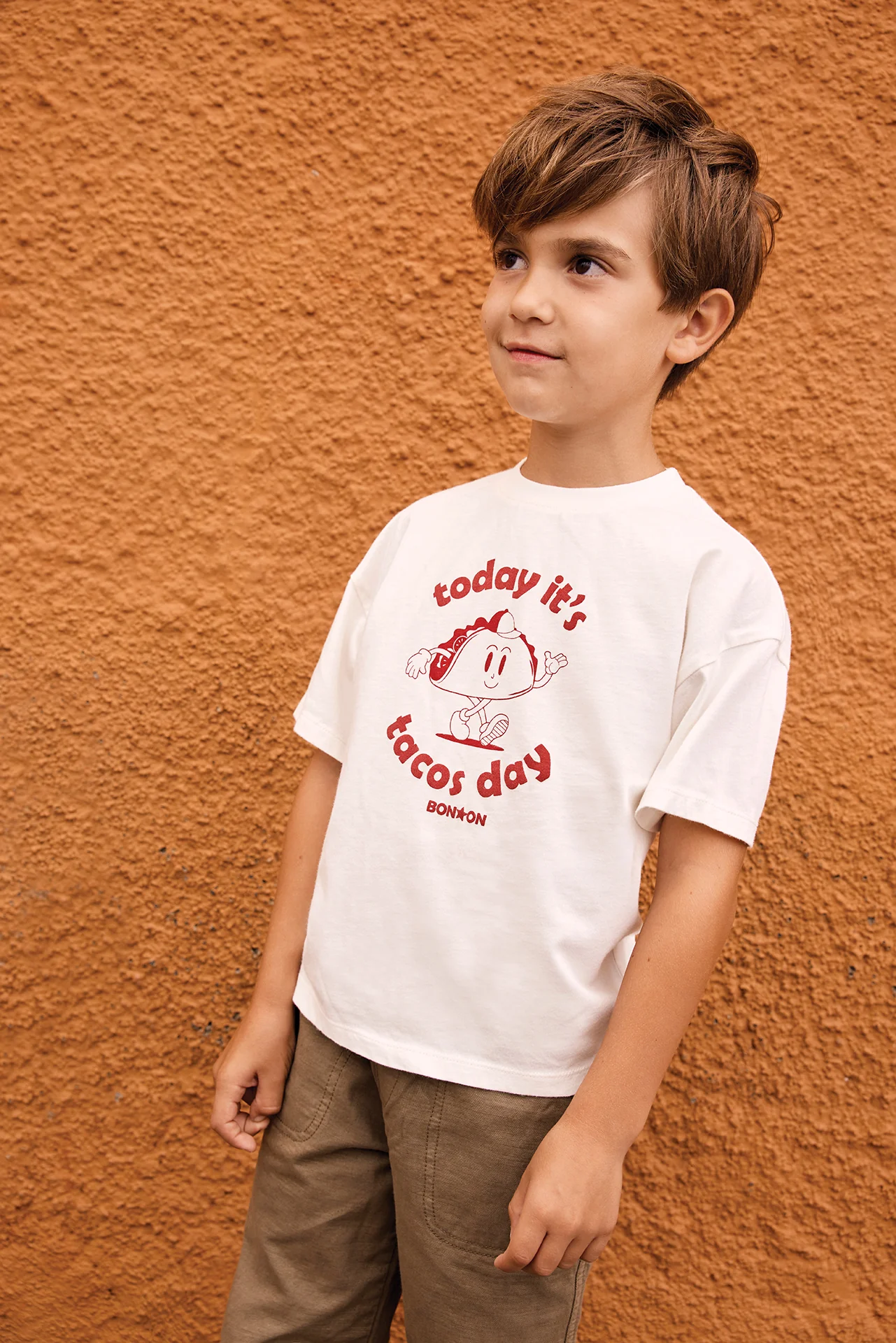 T-Shirt - Livo Tacos Ecru Bonton