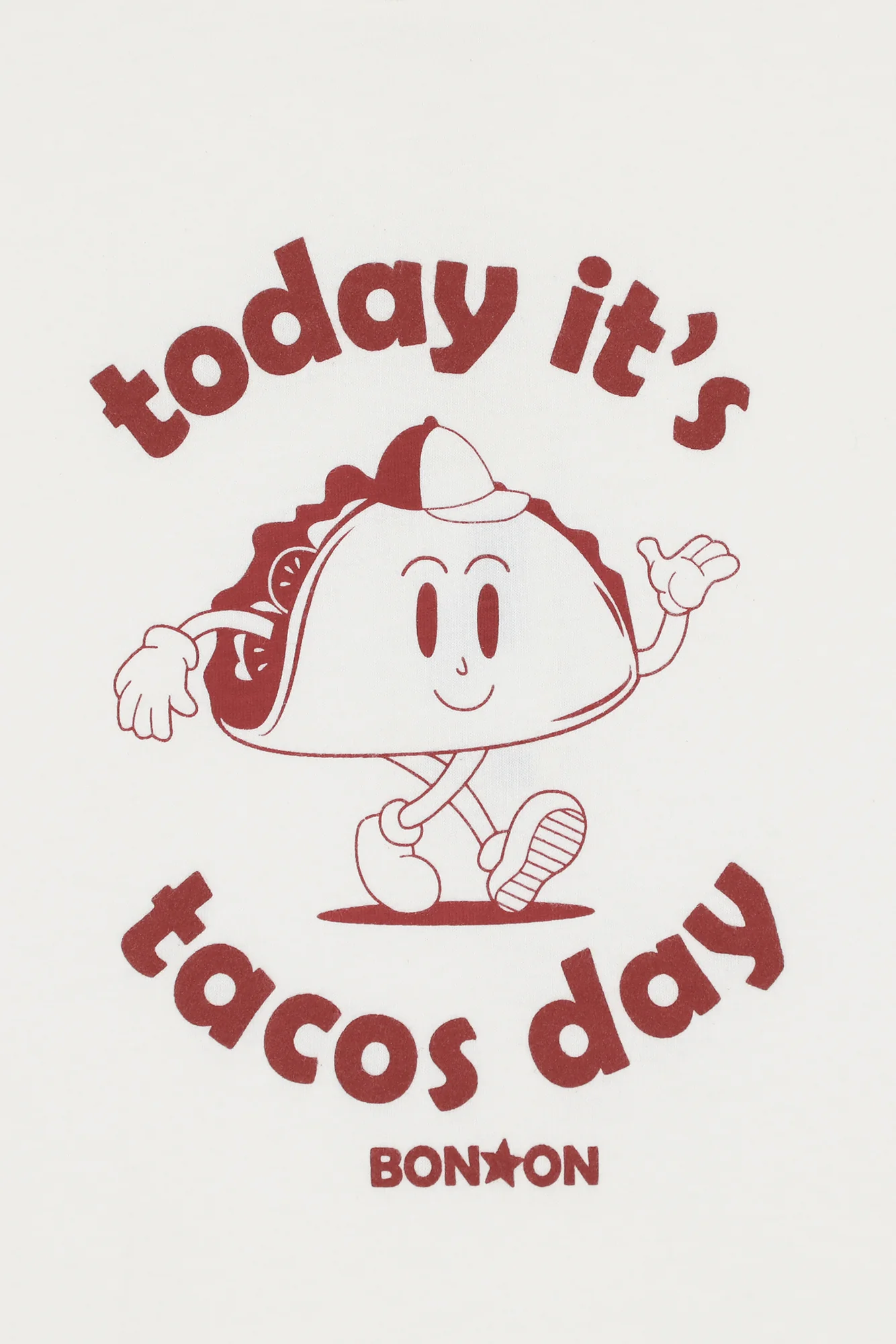 T-Shirt - Livo Tacos Ecru Bonton - Image 4