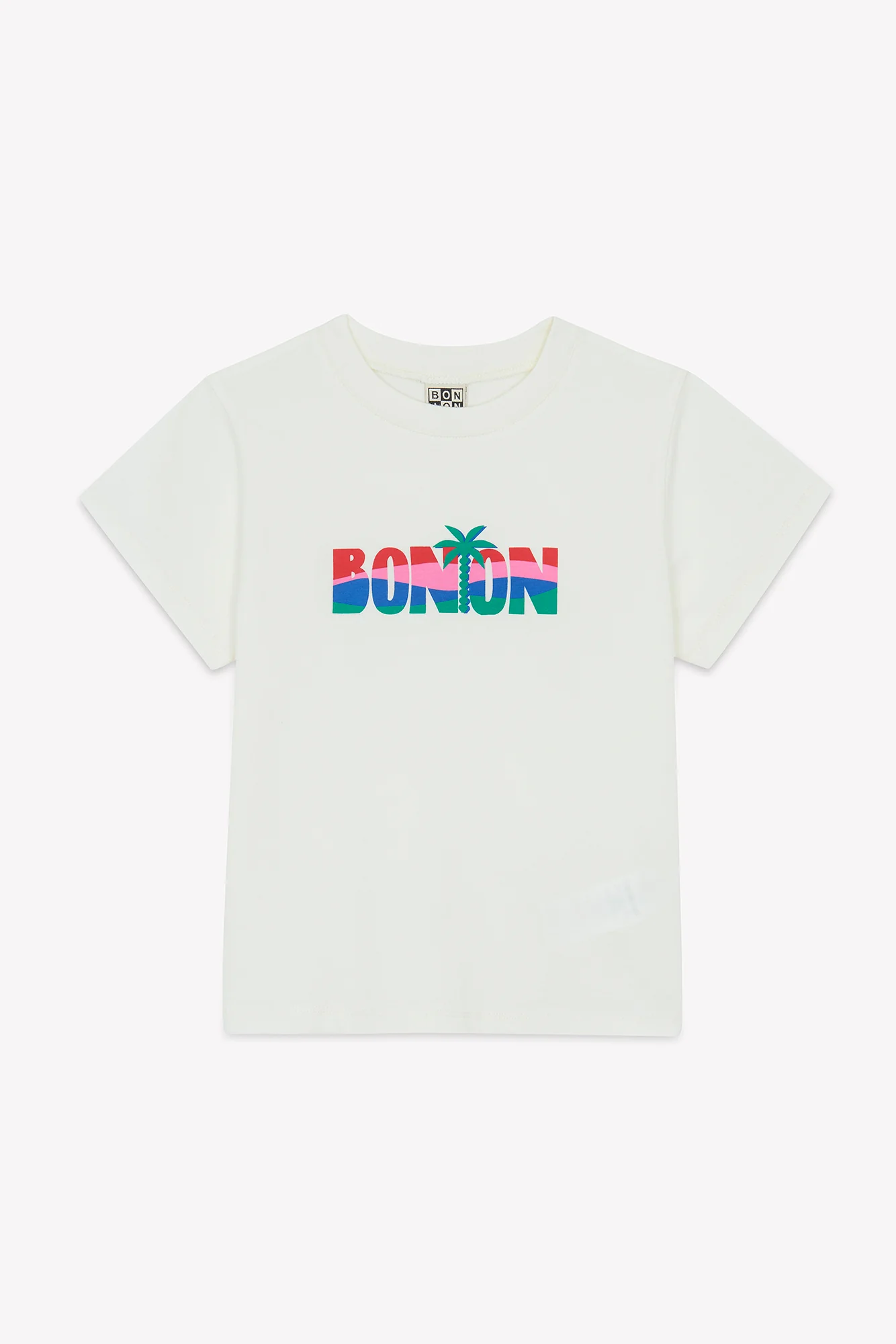 T-Shirt - Tubo Palmier Ecru Bonton - Image 3