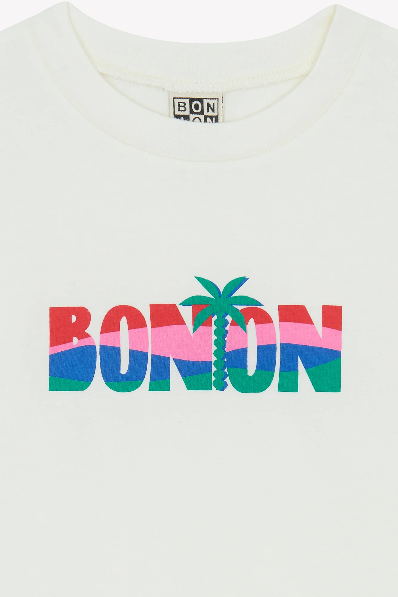 T-Shirt - Tubo Palmier Ecru Bonton - Image 4