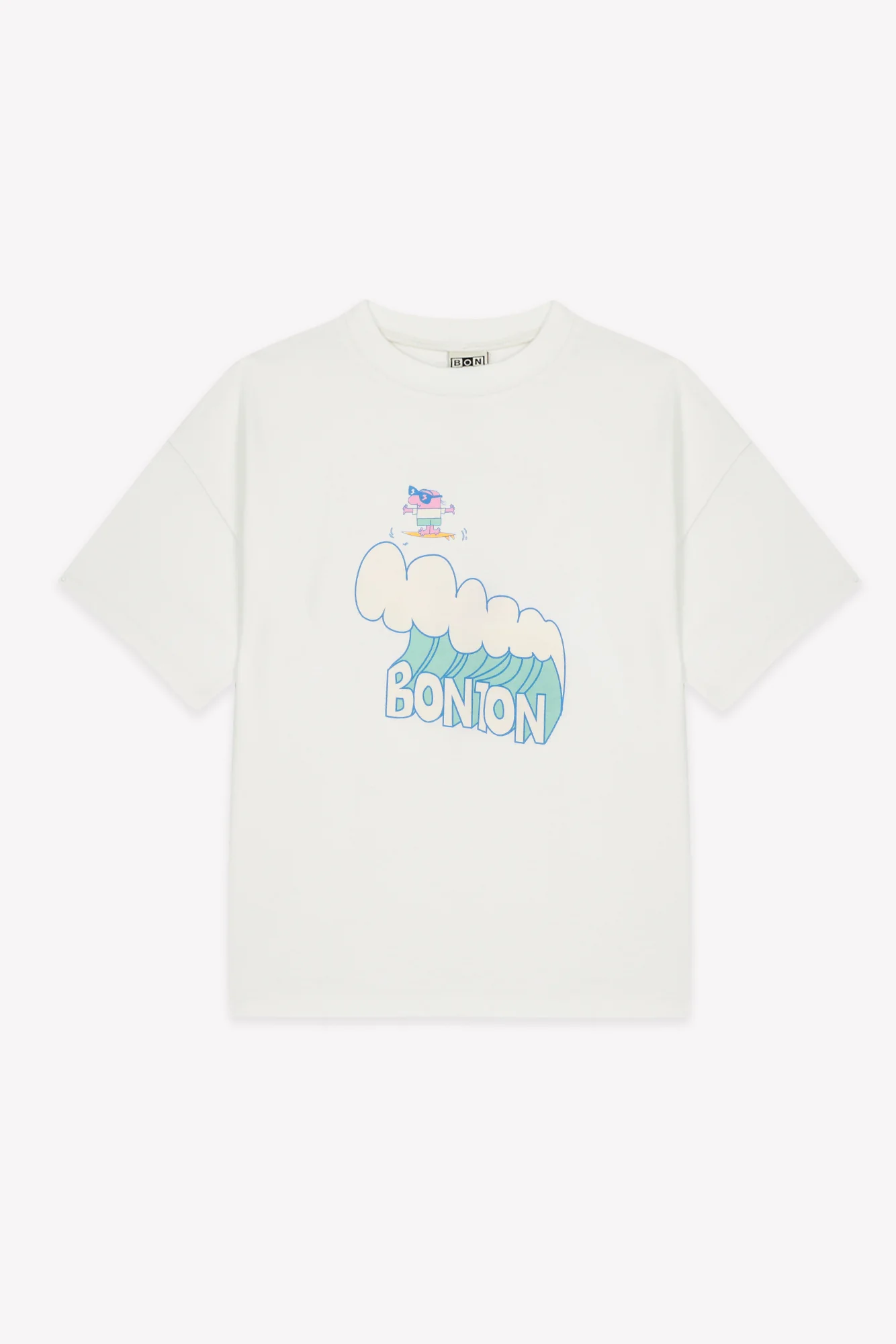 T-Shirt - Livo Wave Ecru Bonton - Image 2