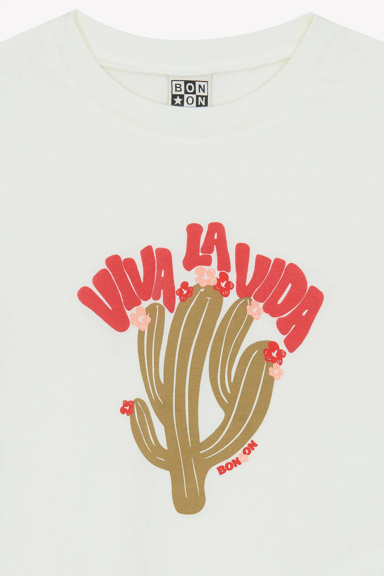 T-Shirt - Tubo Viva Ecru Bonton - Image 4