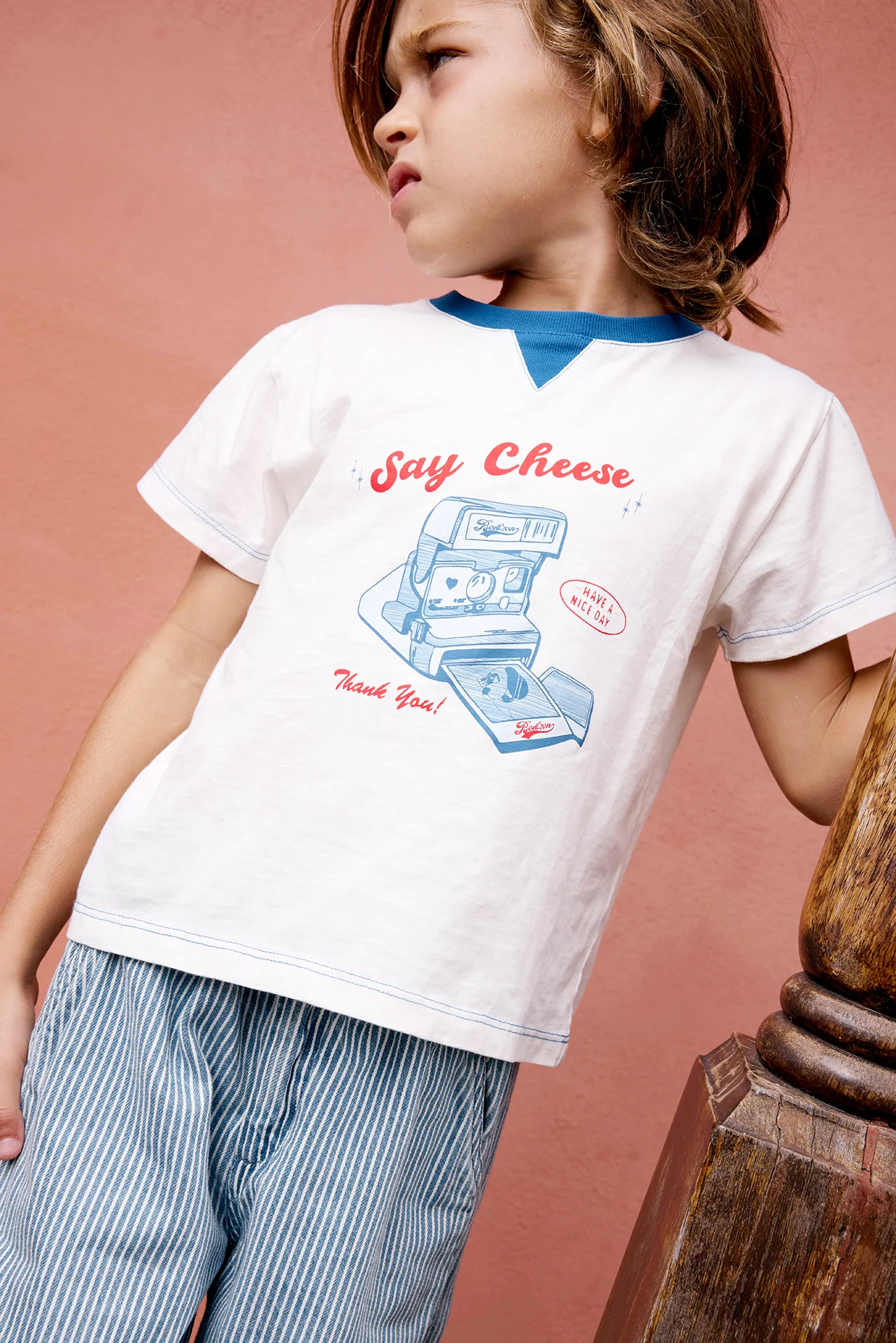 T-Shirt - Lodestie Sayche Ecru Bonton