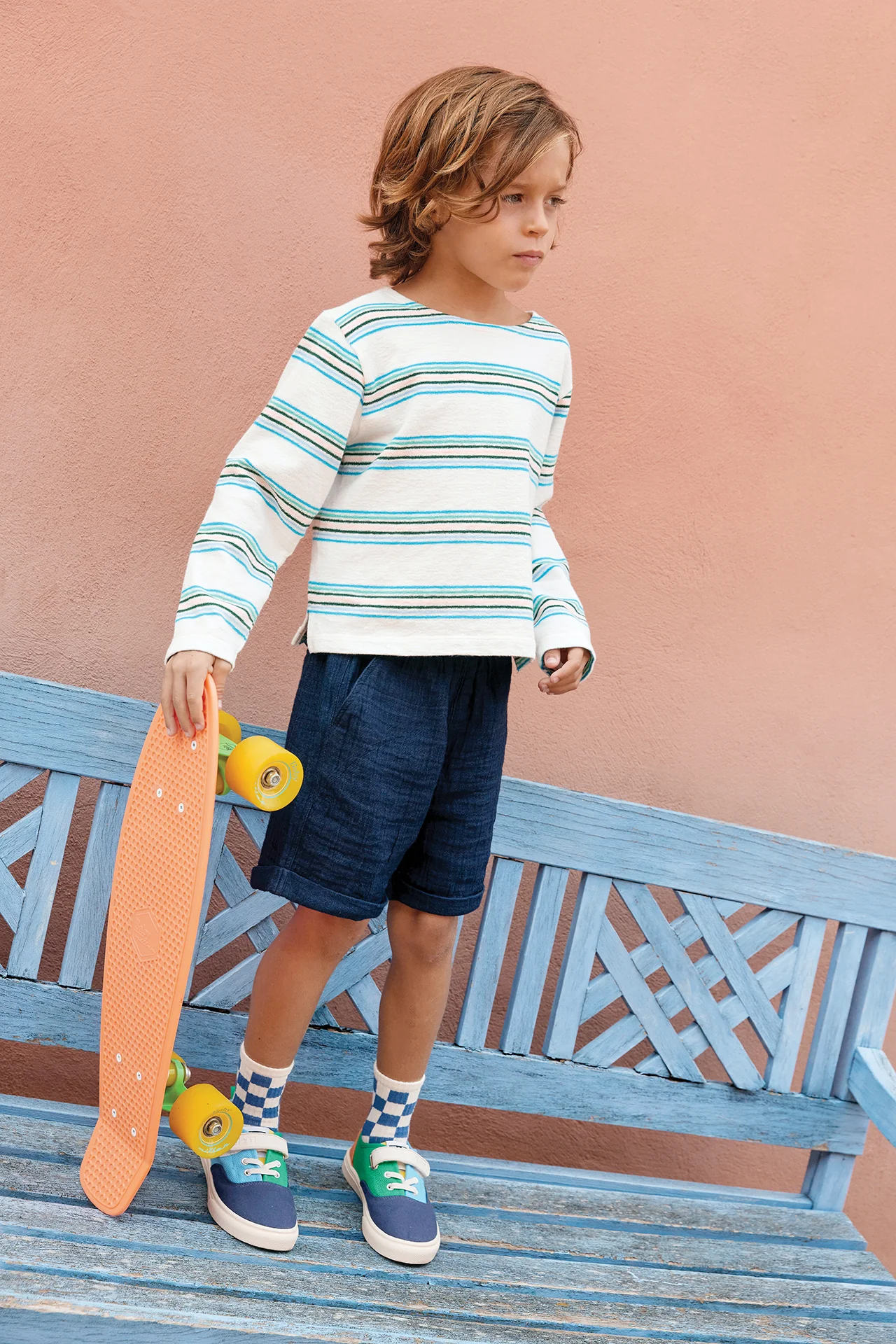 T-Shirt - Rainbow Ecru Bonton