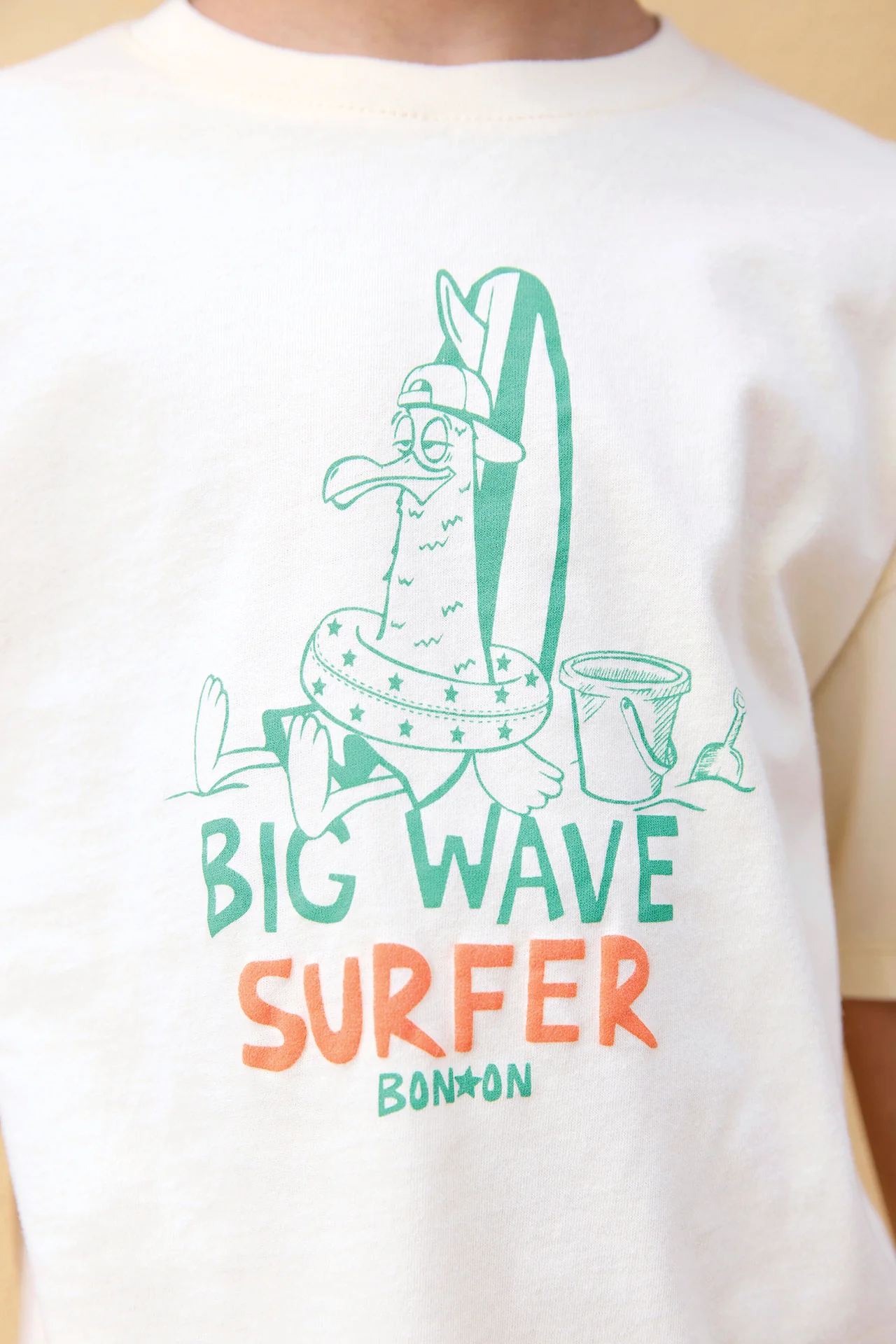 T-Shirt - Livo Bigwave Vanilla - Image 2