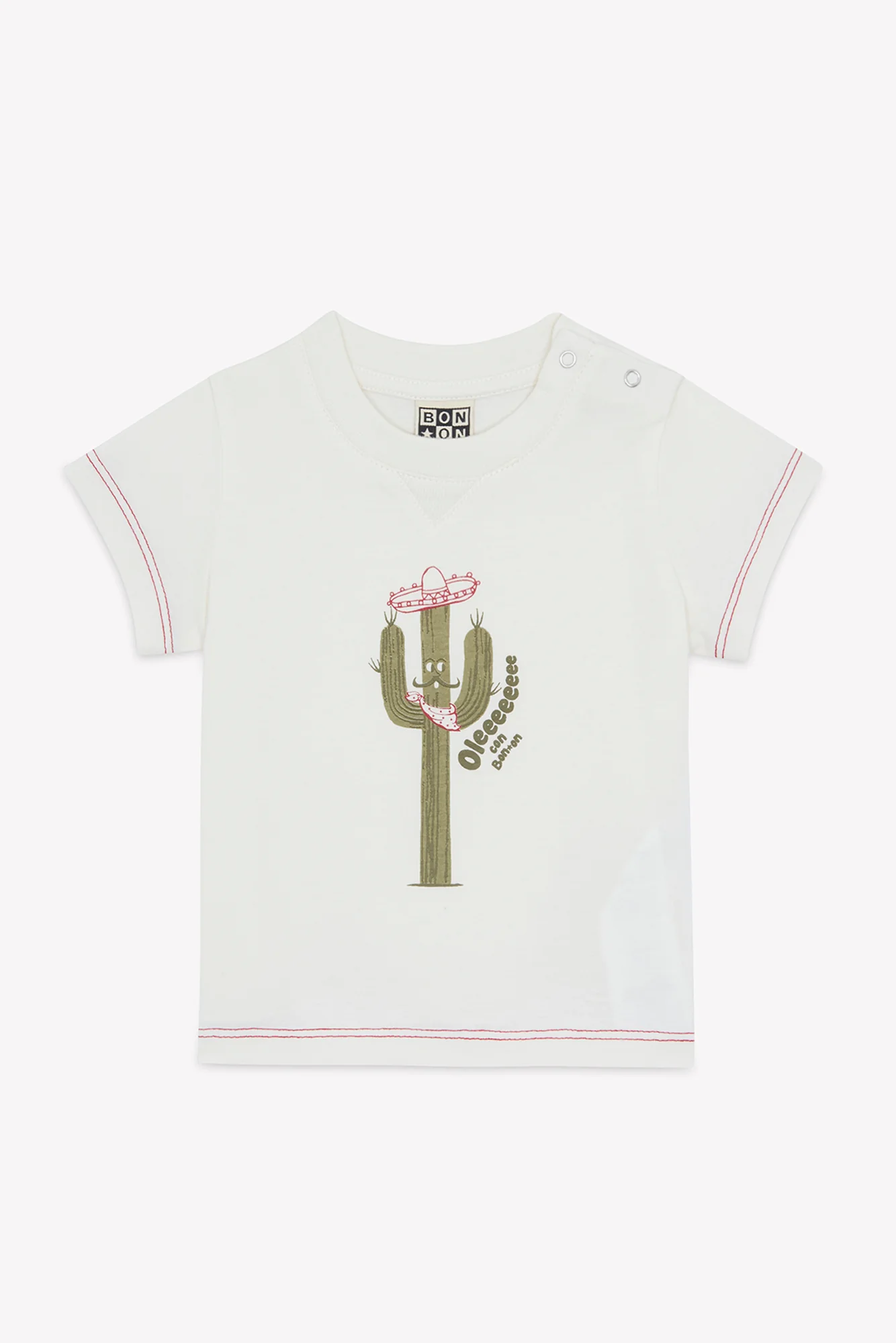 T-Shirt - Lodestie Olee Ecru Bonton