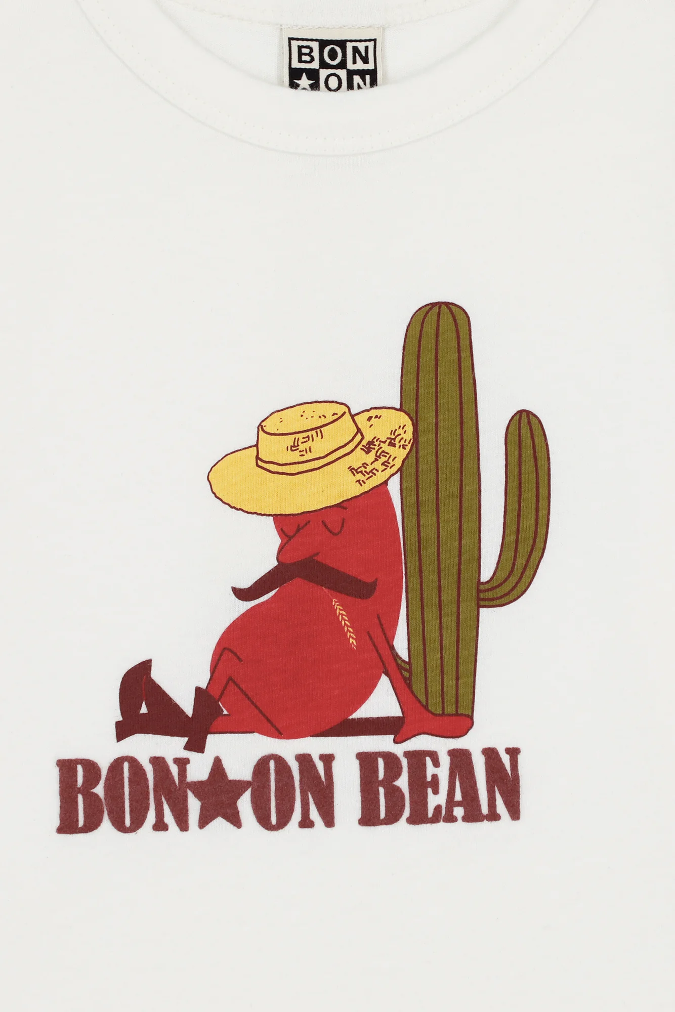 T-Shirt - Tuba El Bean Ecru Bonton - Image 3