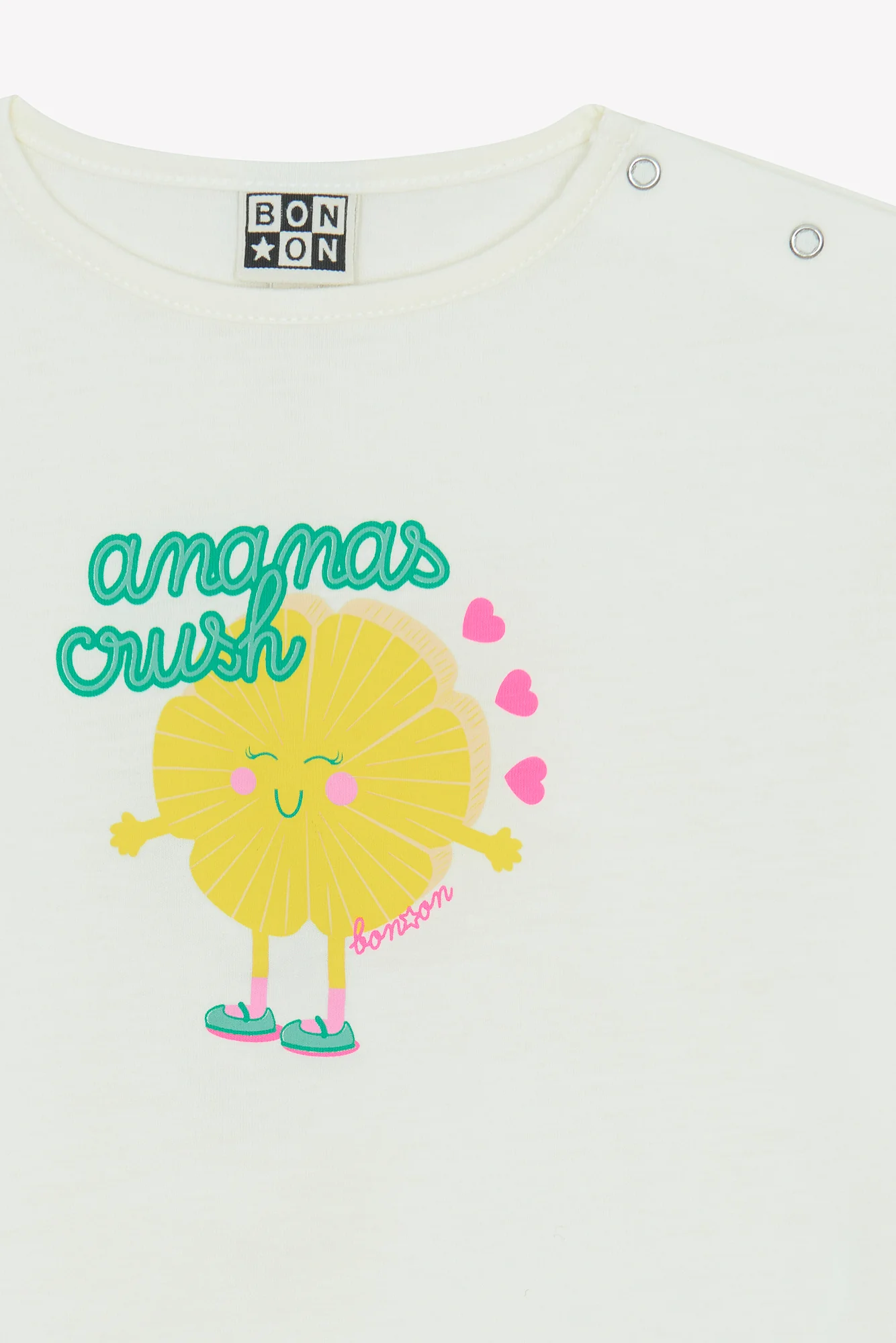 T-Shirt - Livo Anana Ecru Bonton - Image 2