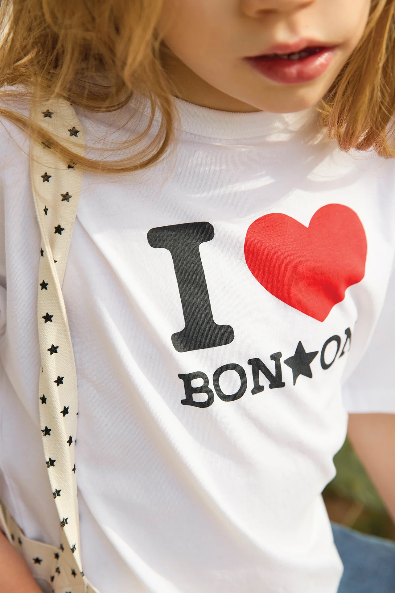 T-shirt - Livio blanc I love Bonton - Image 3