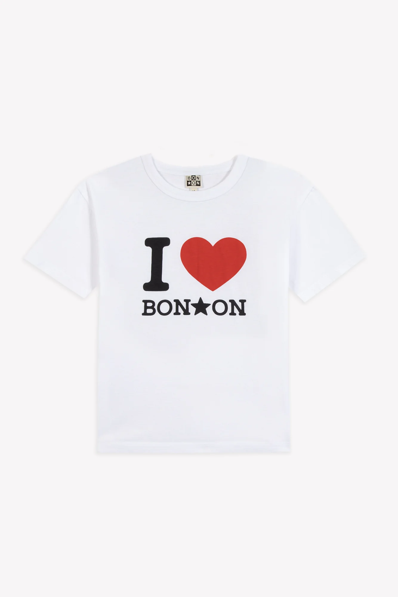 T-shirt - Livio blanc I love Bonton - Image 4
