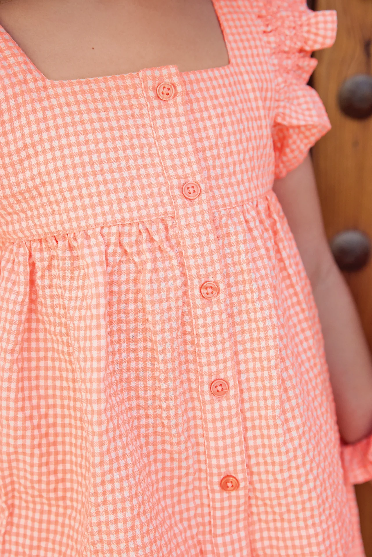 Chemise - Nelly Carreaux Fluo - Image 2
