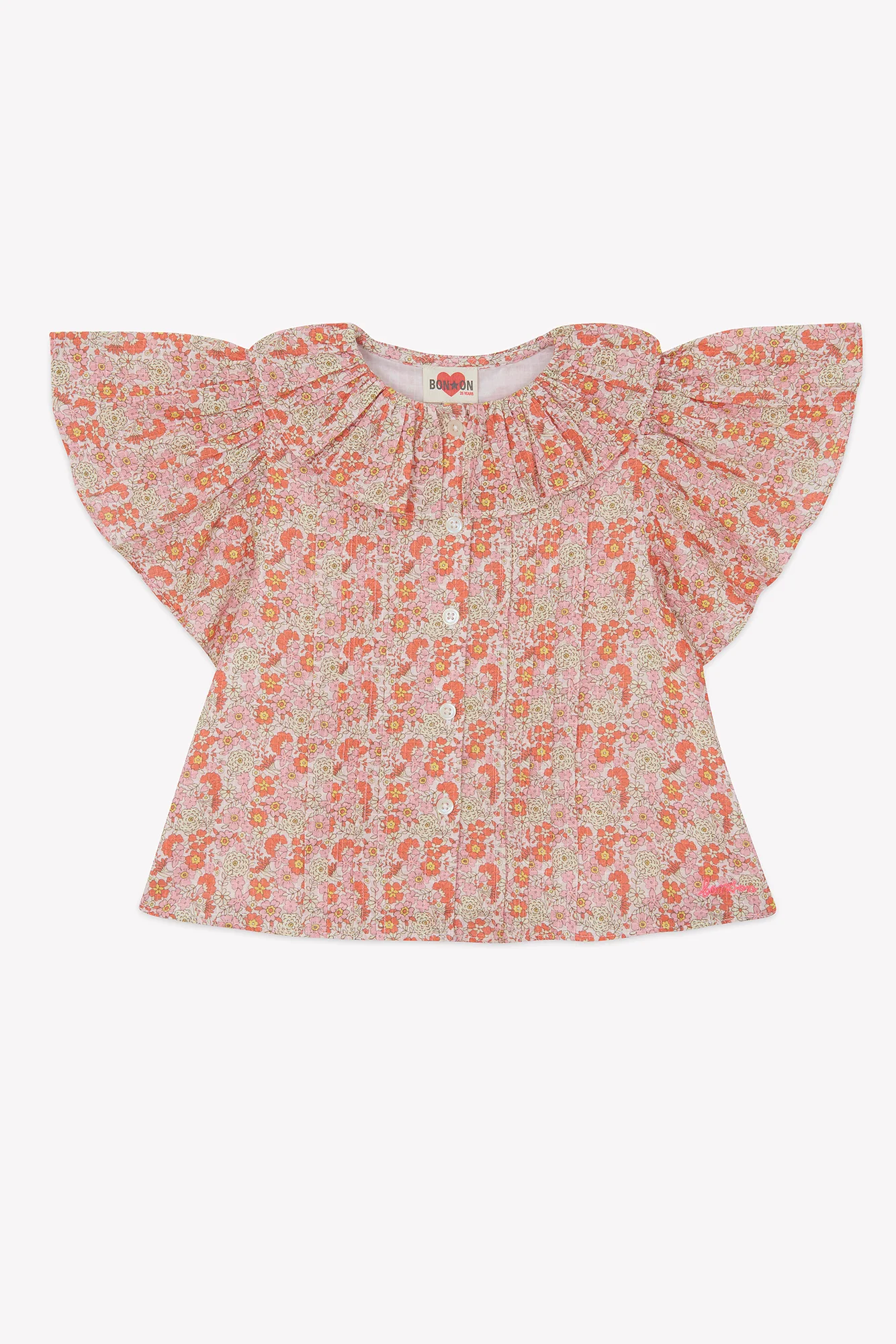 Blouse - Nancy Fleurs Vintage Rose - Image 5
