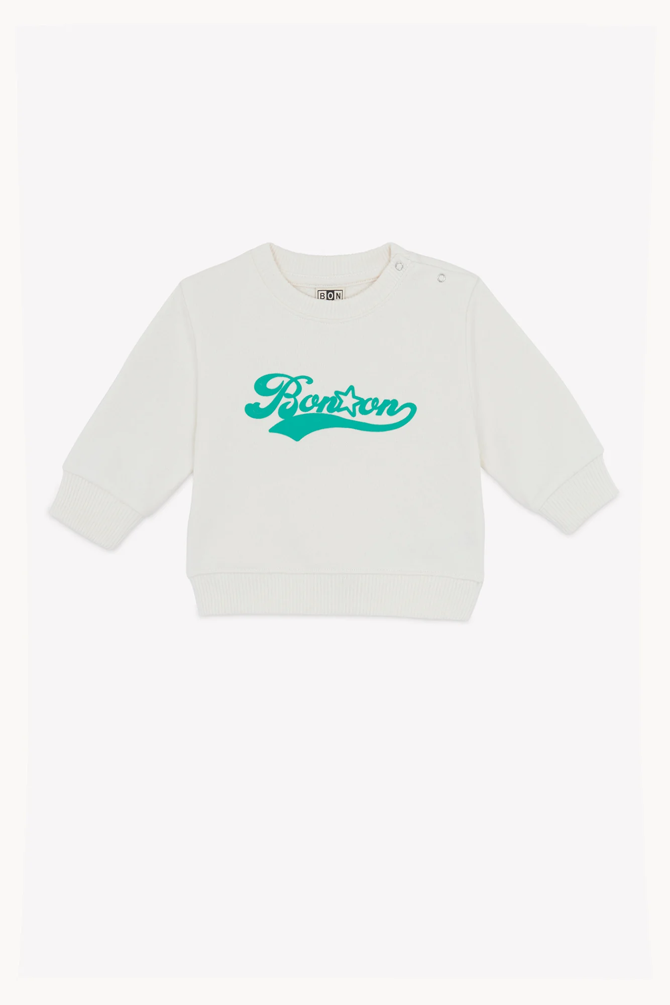 Sweat - Smily Logo Ecru Bonton - Image 3