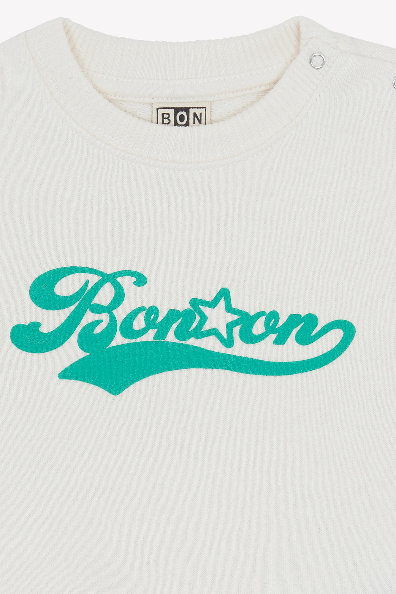 Sweat - Smily Logo Ecru Bonton - Image 4