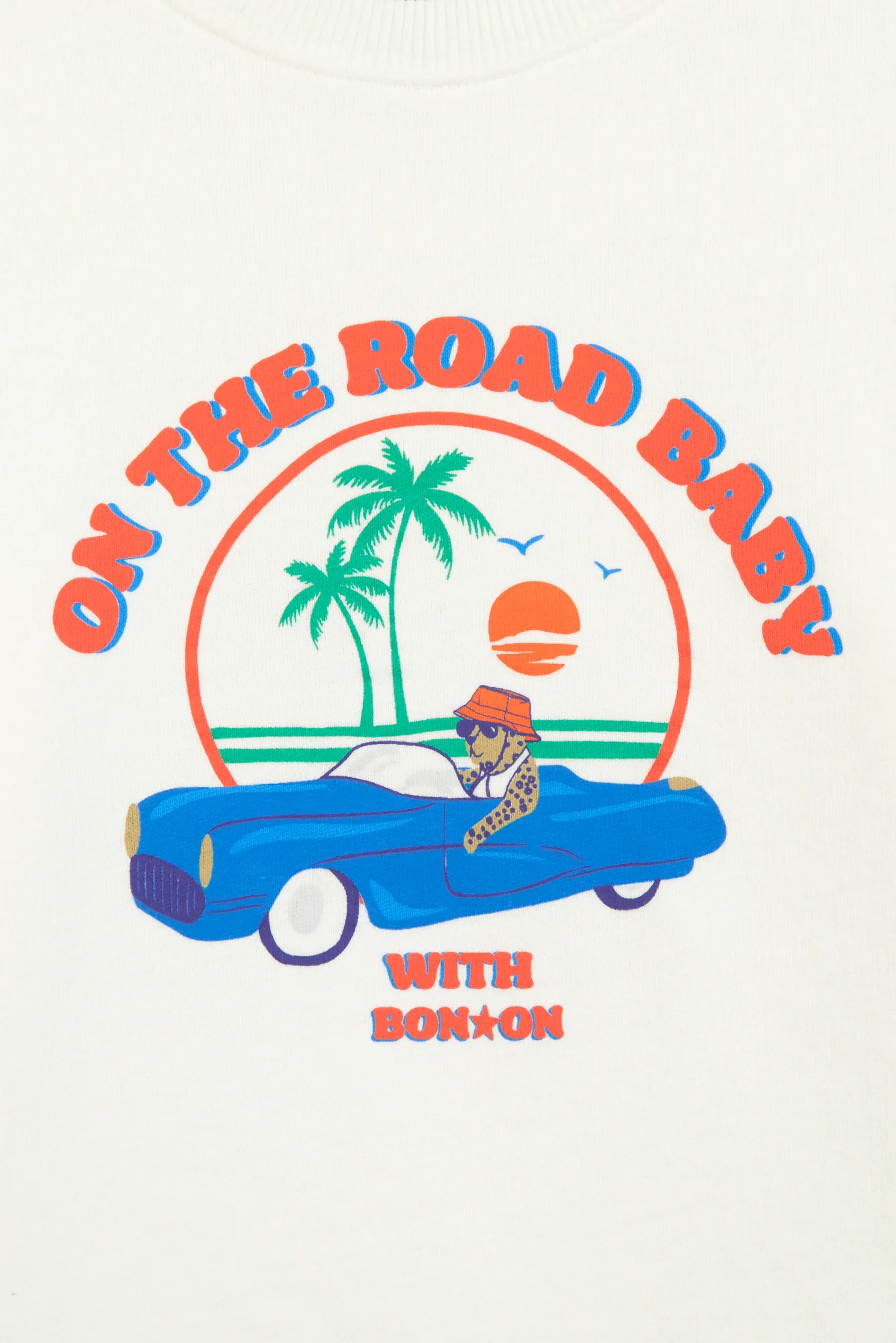 Sweat - Smile Ontheroad Ecru Bonton - Image 5