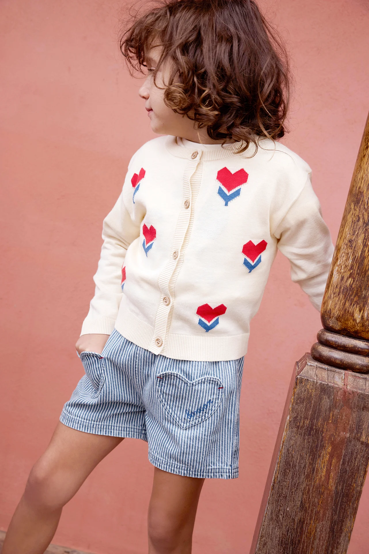 Cardigan - Nina Ecru Bonton