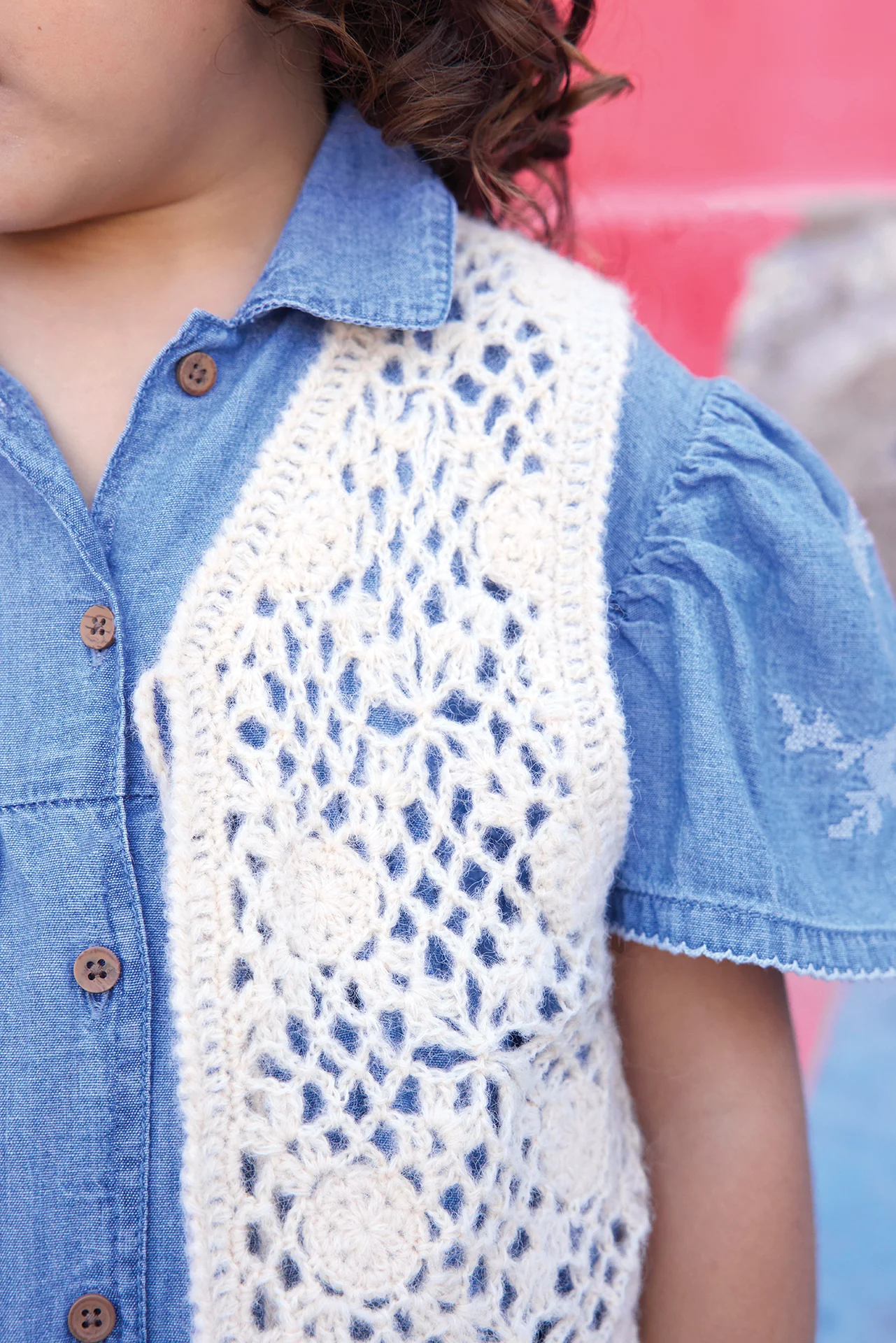 Gilet - Nicole Ecru Bonton - Image 5