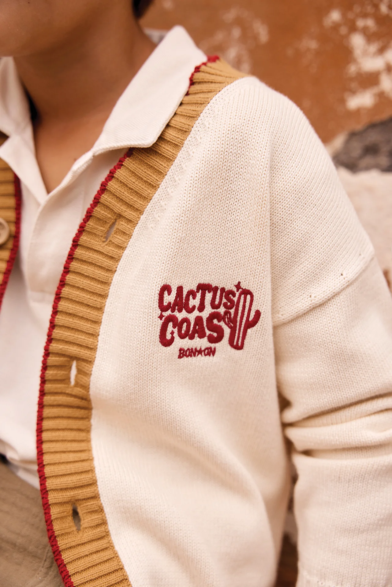 Cardigan - Lucas Ecru Bonton - Image 2