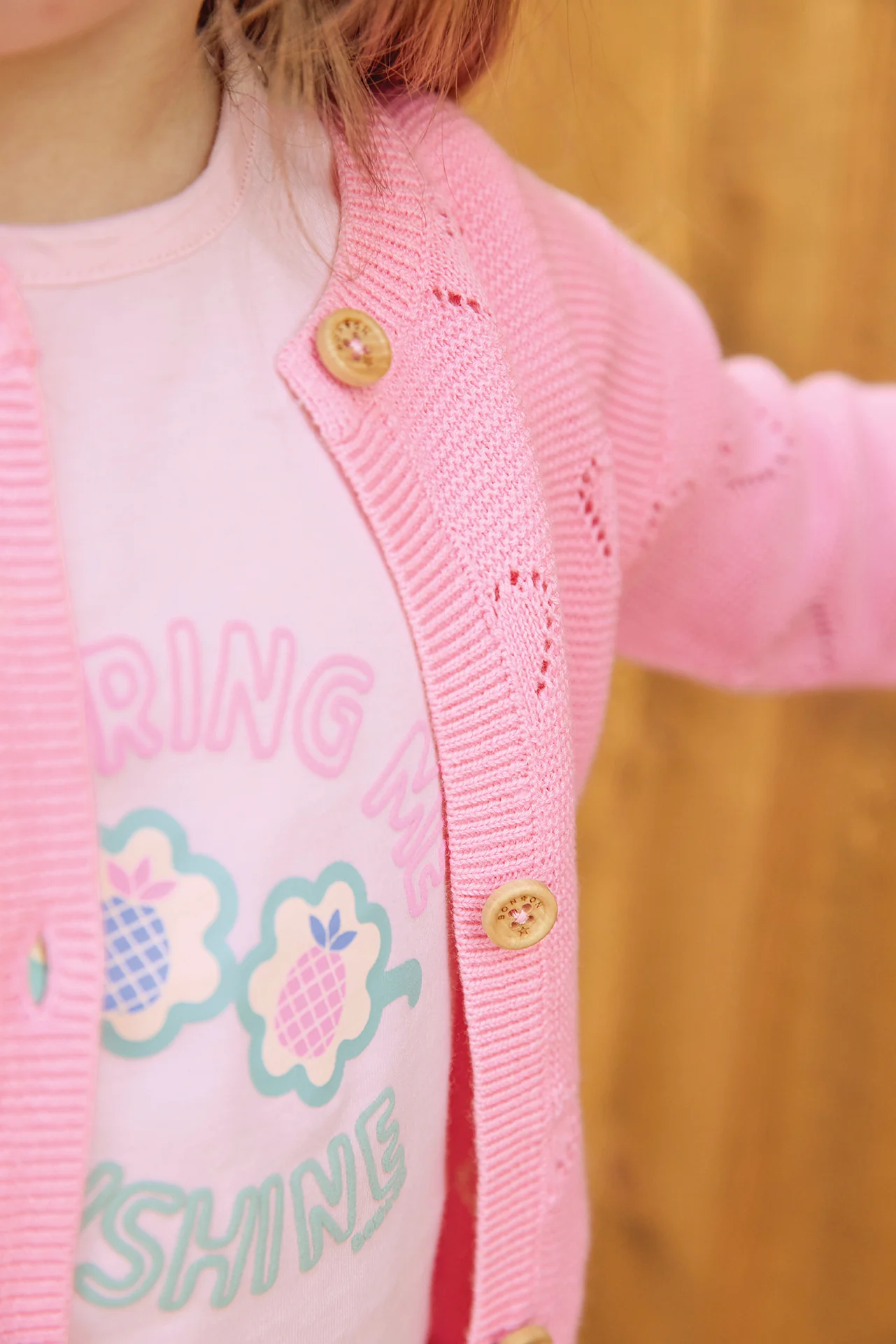 Cardigan - Lilet Coeur Rose Fiesta - Image 3