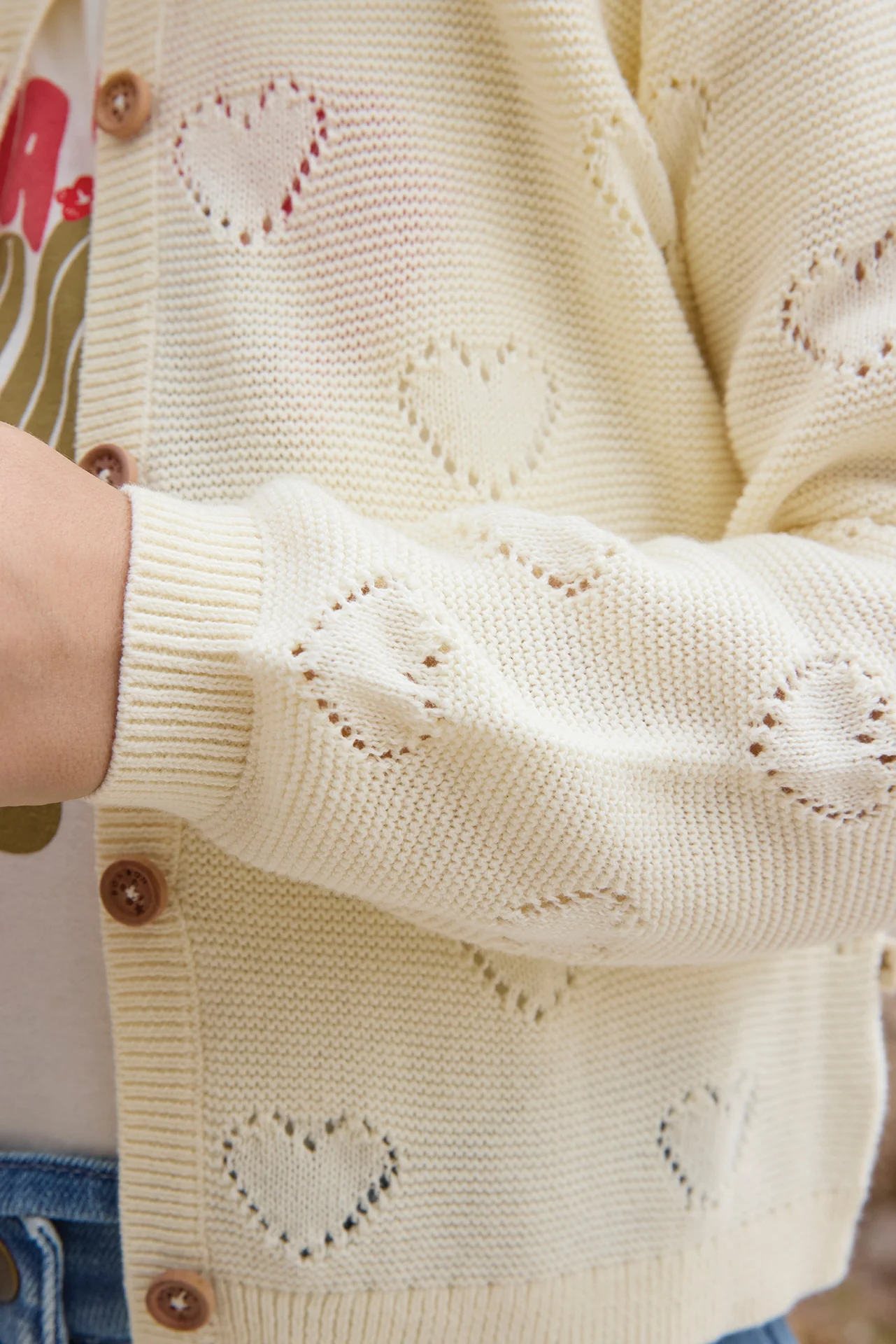 Cardigan - Lilou Ecru Bonton