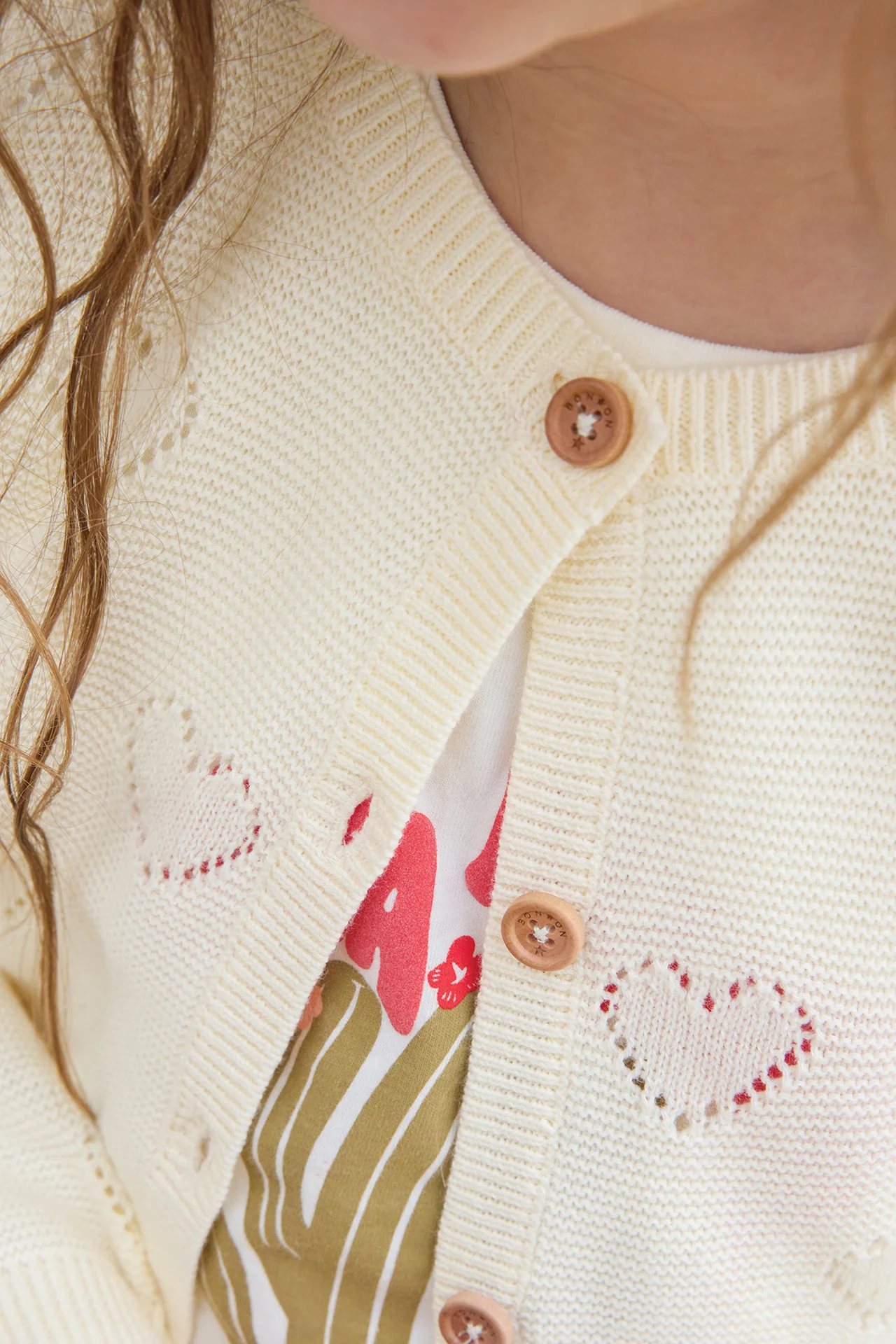 Cardigan - Lilou Ecru Bonton - Image 2
