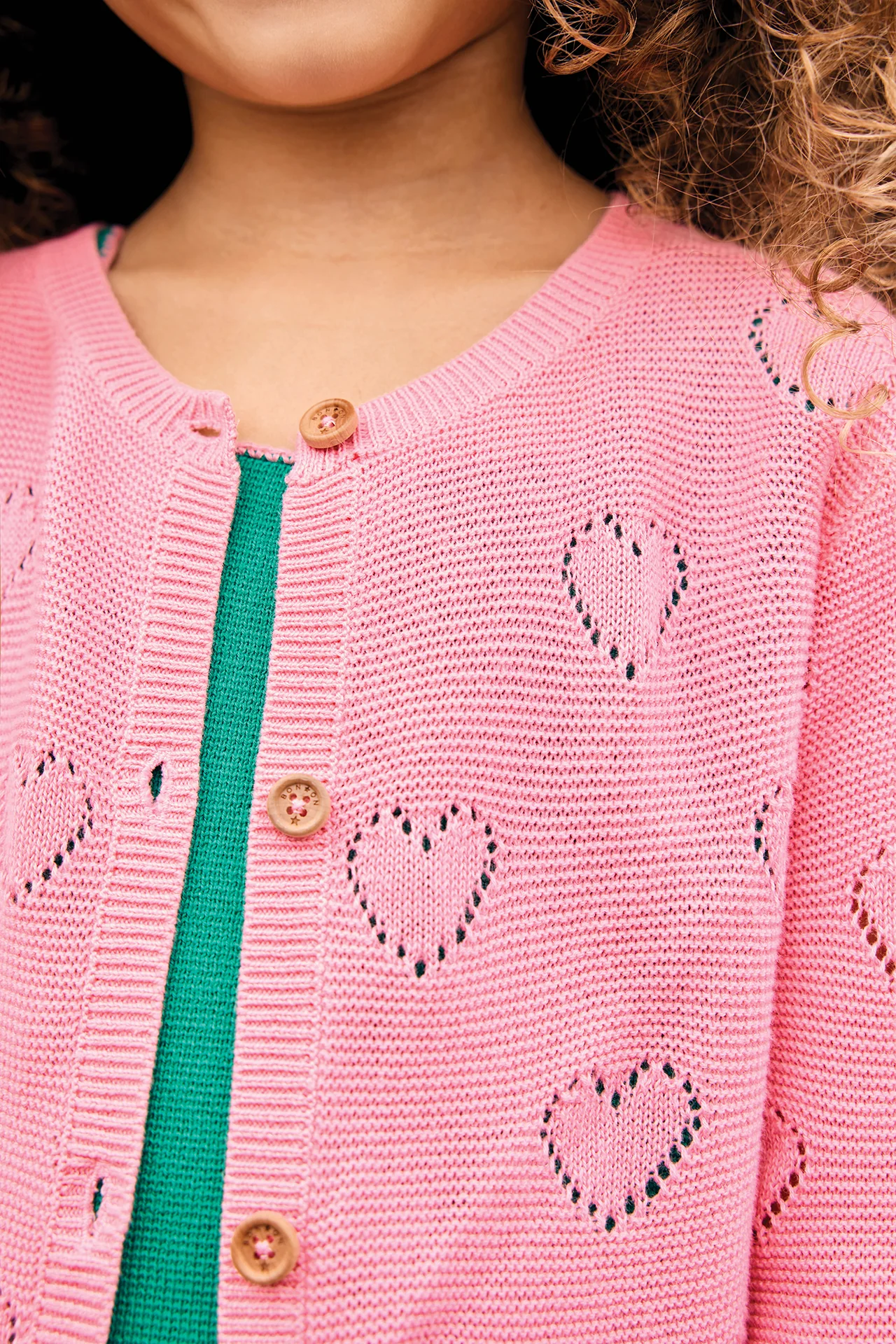 Cardigan - Lilou Rose Fiesta - Image 3