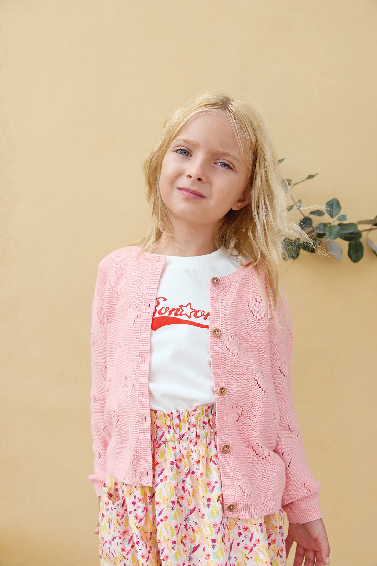 Cardigan - Lilou Rose Sunset