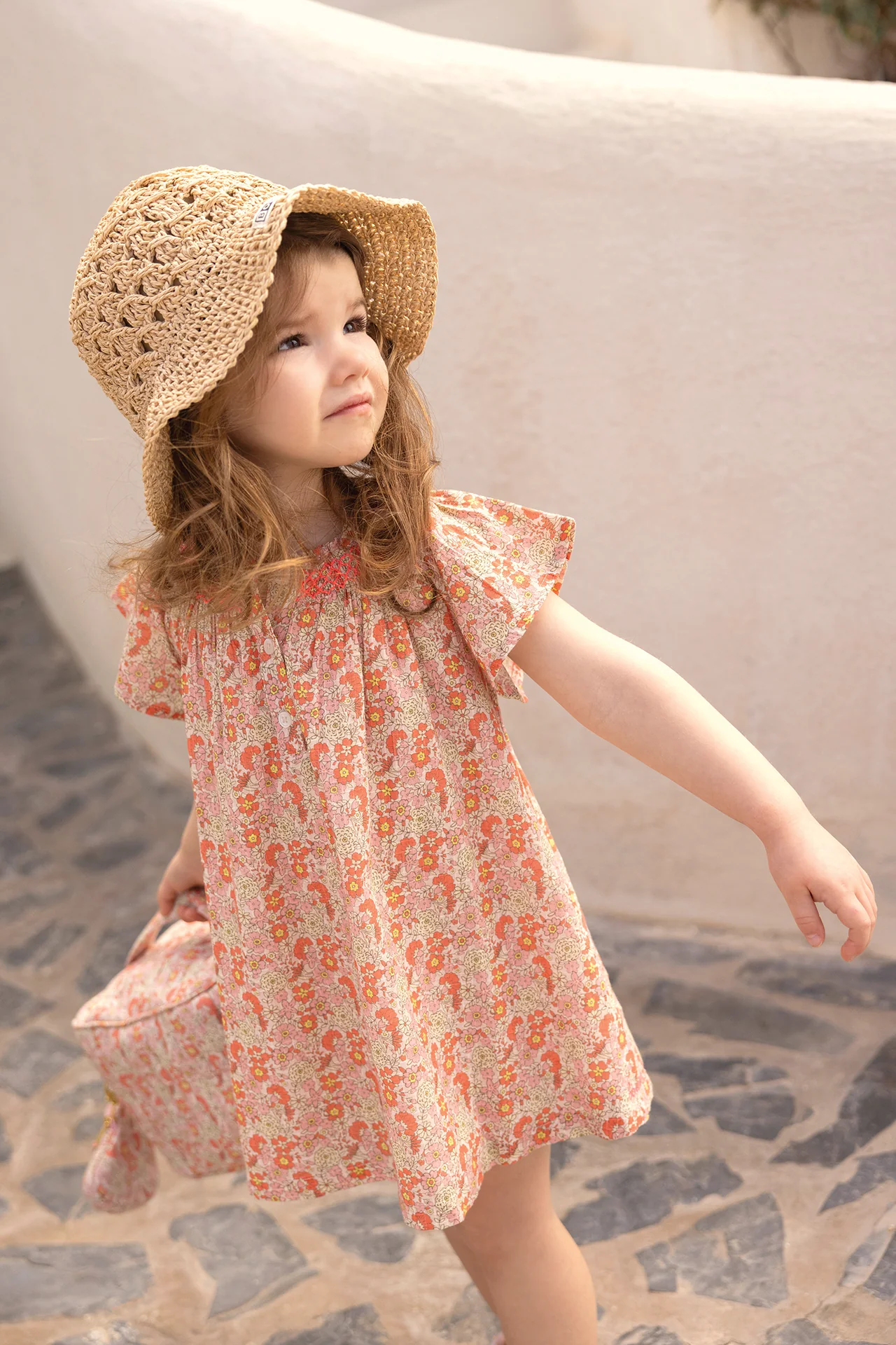 Robe - Noisette Fleur Vintage Rose - Image 3