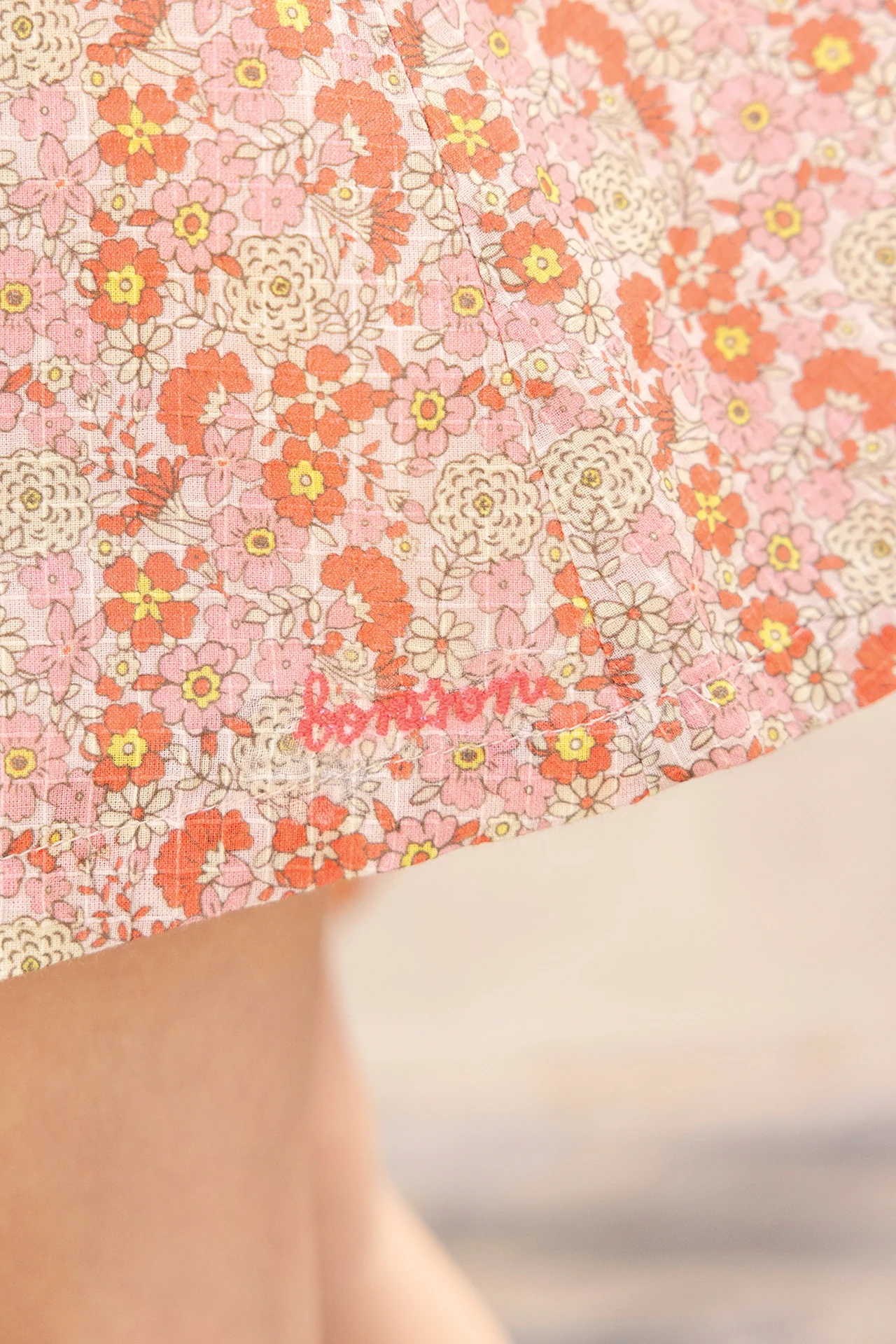 Robe - Noisette Fleur Vintage Rose - Image 6