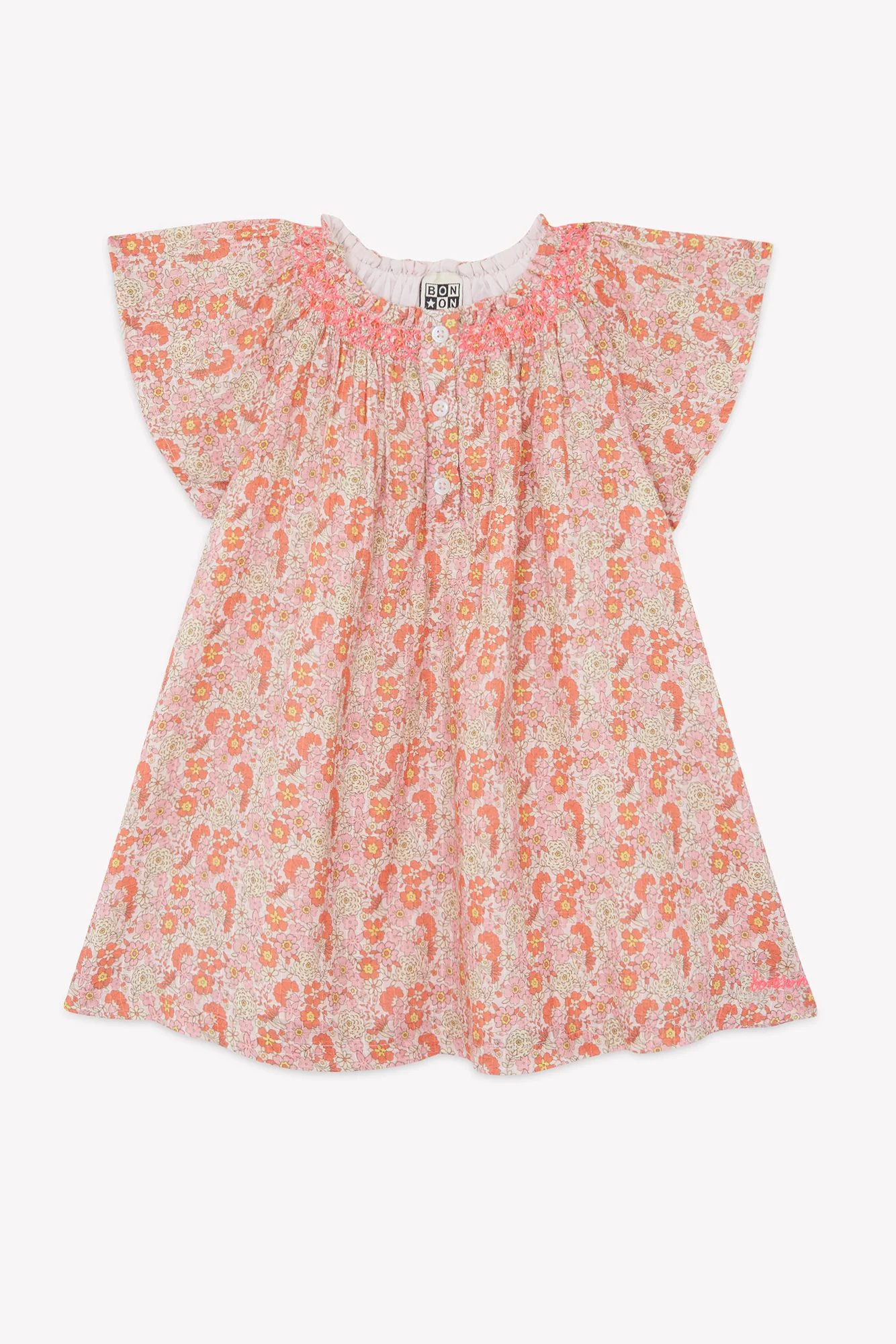 Robe - Noisette Fleur Vintage Rose - Image 7
