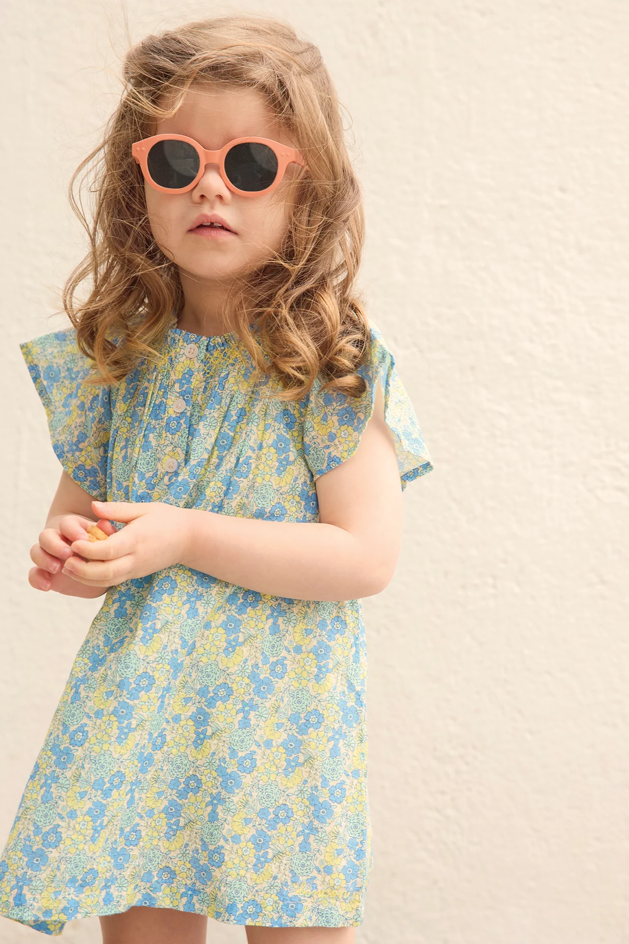 Robe - Noisette Fleur Vintage Bleu - Image 4