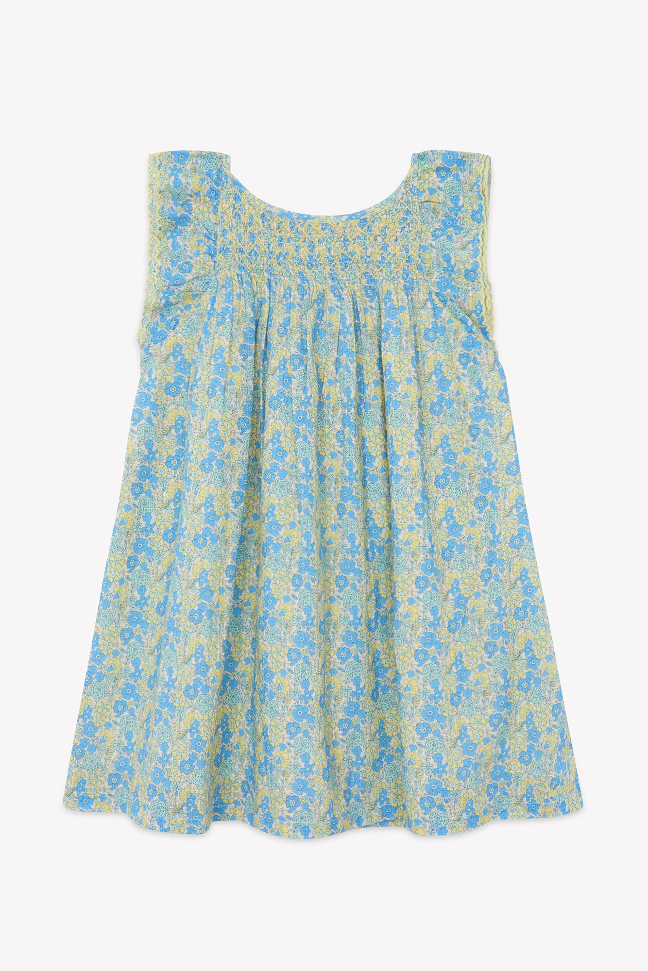 Robe - Léna Fleur Vintage Bleu - Image 7