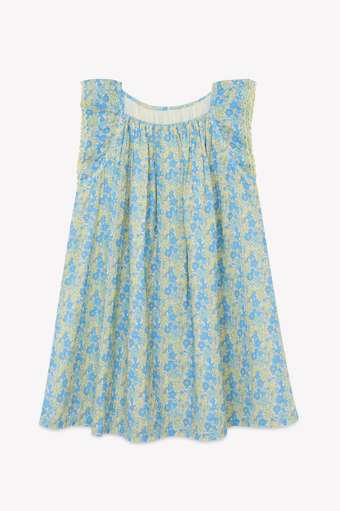 Robe - Léna Fleur Vintage Bleu - Image 9
