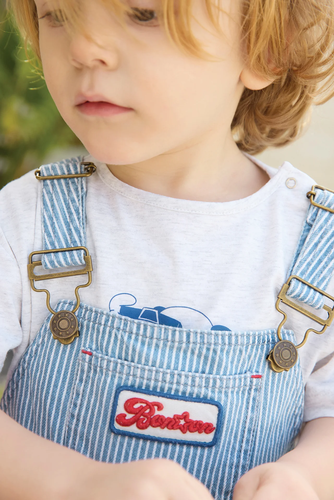 Salopette - Nice Rayures Denim - Image 6