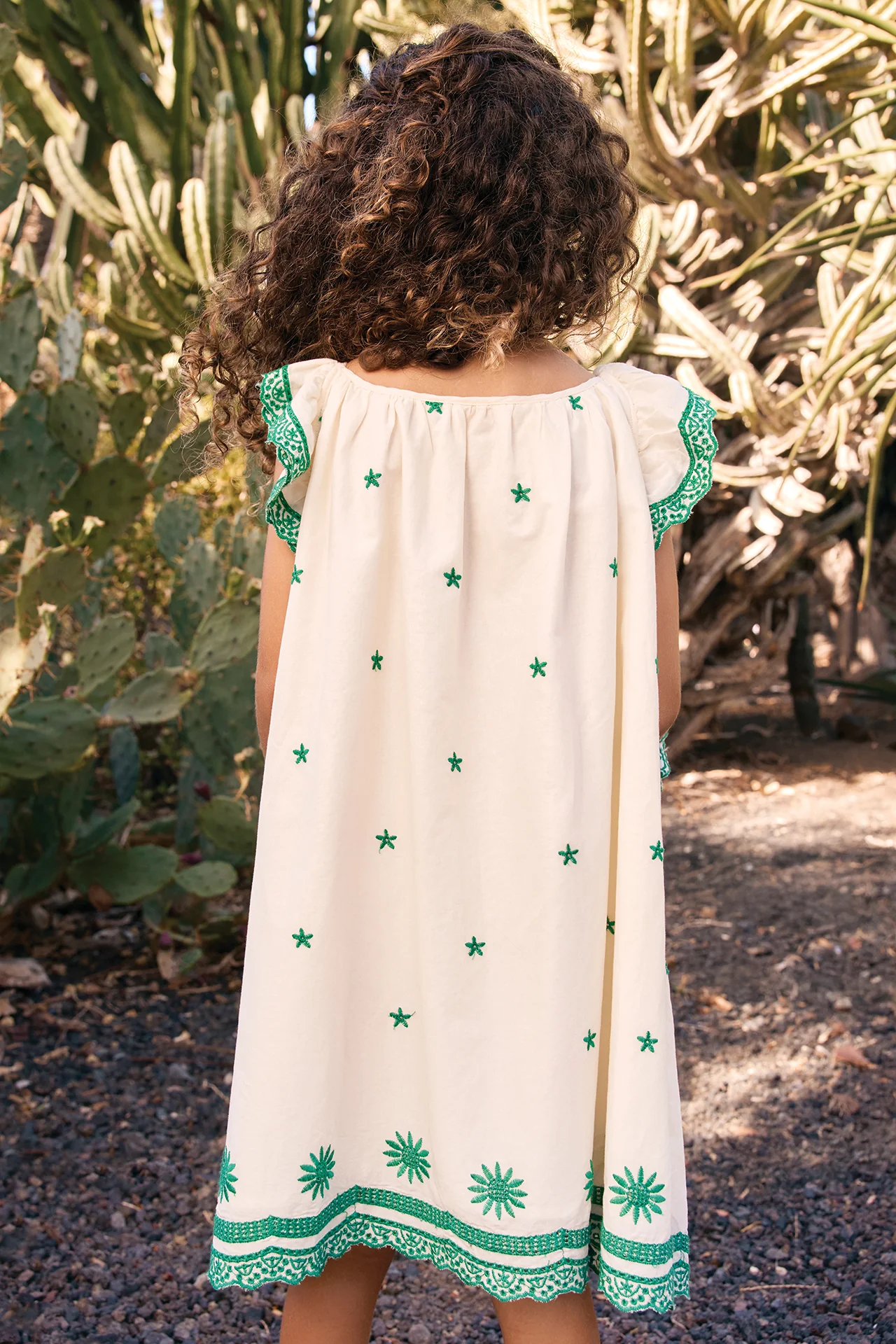Robe - Lena Ecru Bonton - Image 4