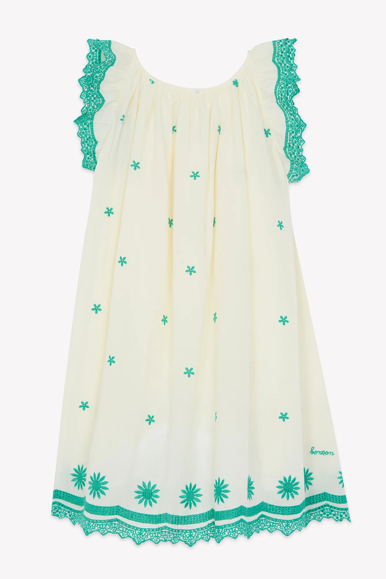 Robe - Lena Ecru Bonton - Image 6