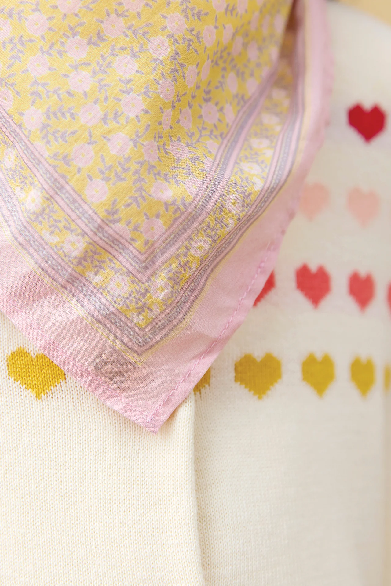 Foulard - Foulfleur Jaune - Image 3