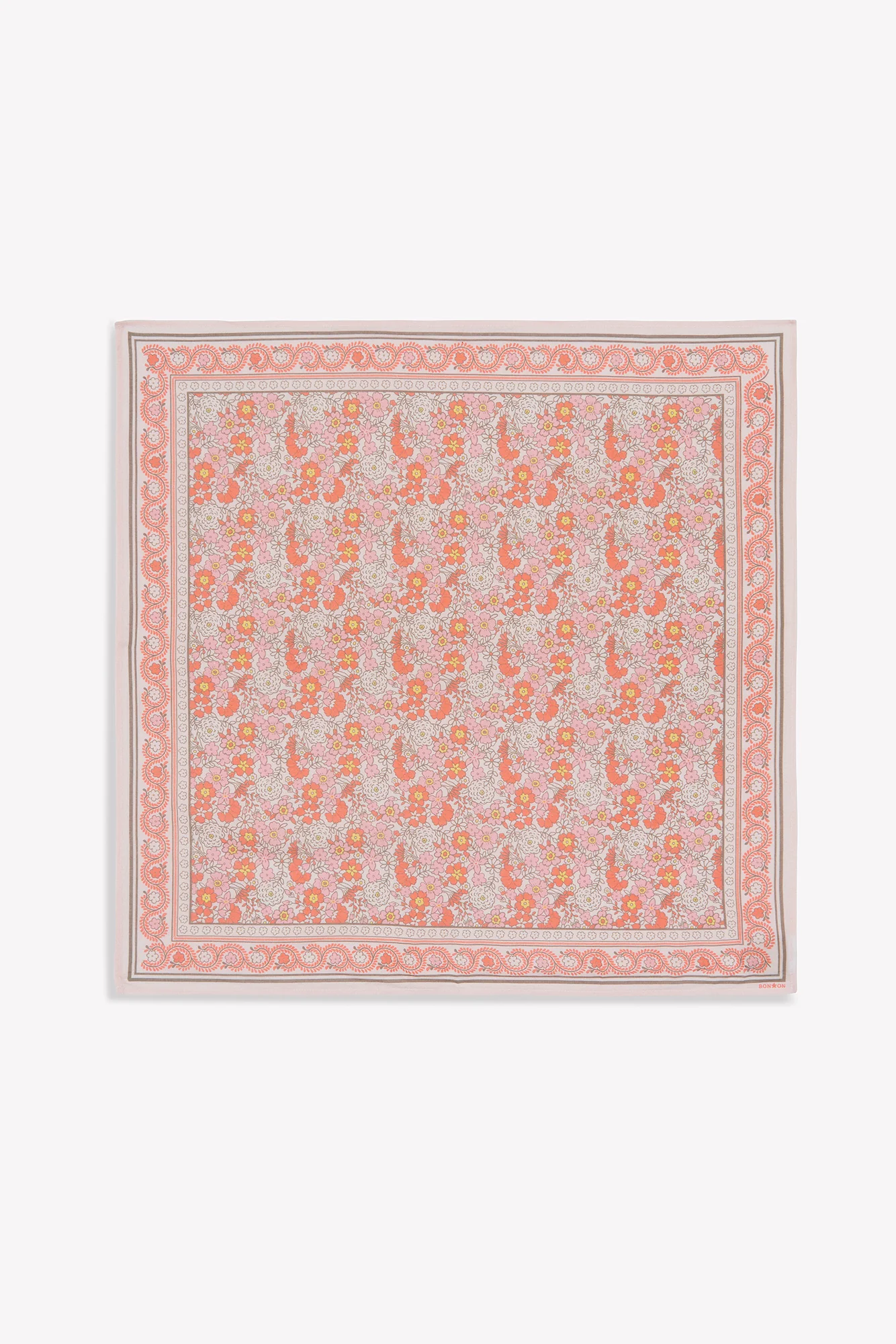 Foulard - Fleur Vintage Rose - Image 3