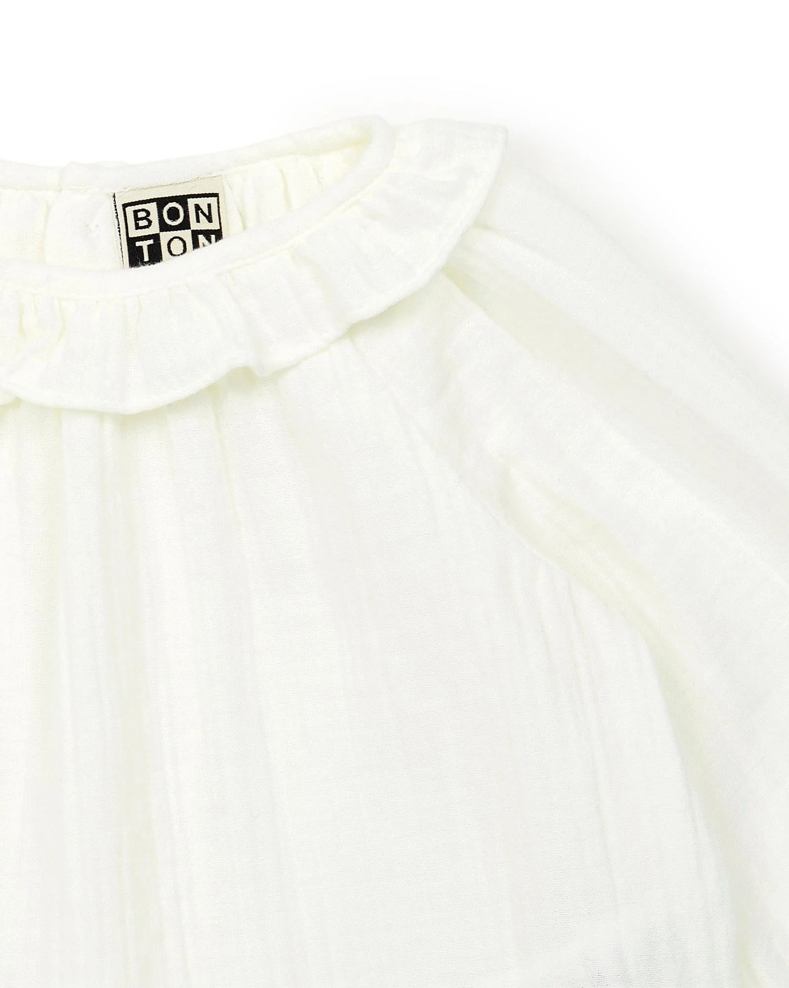 Blouse - Mamour beige coton biologique - Image 4