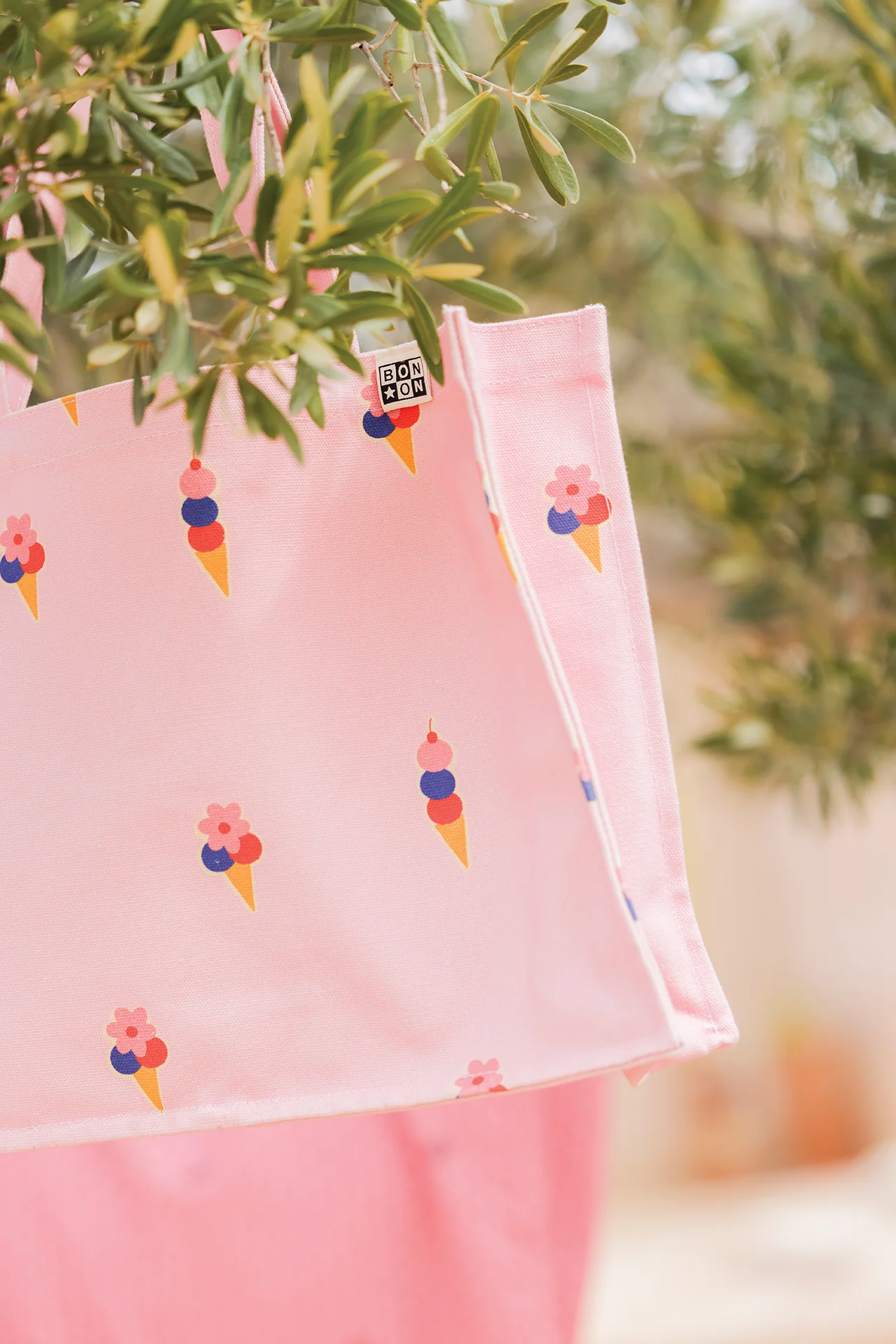Moyen Cabas - Rose Gelato - Image 2
